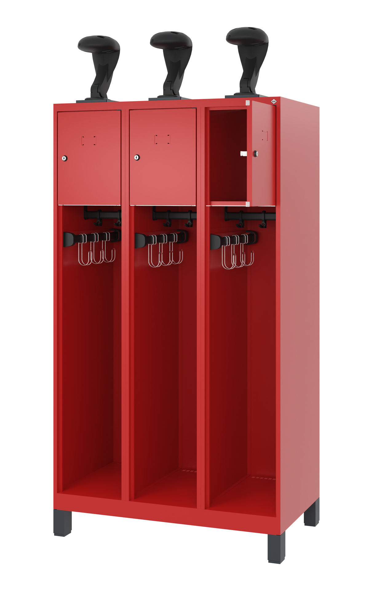 C+P Feuerwehrspind YOUNGSTER, 3 Abteile, H1530B300