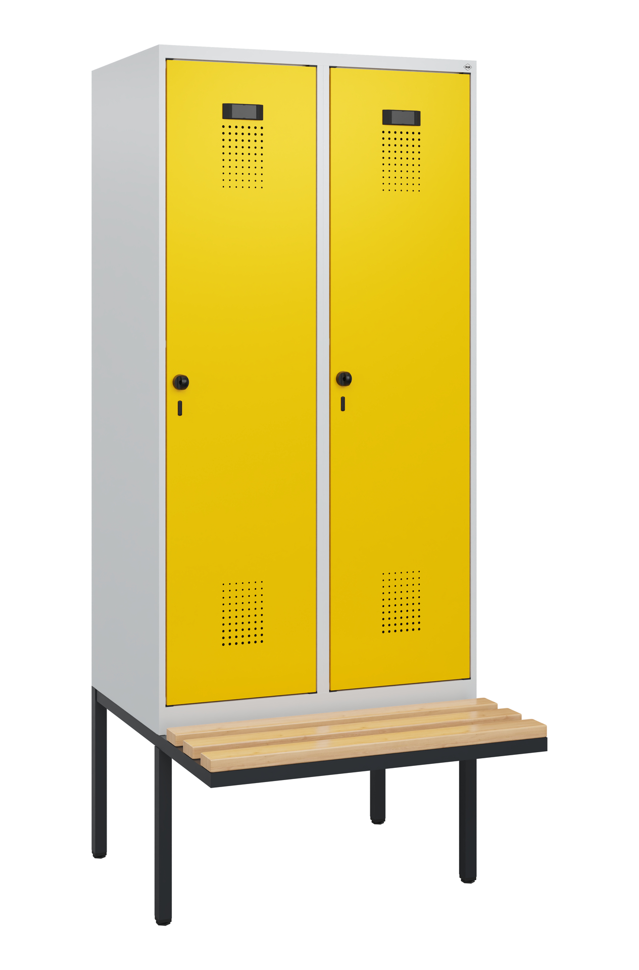 C+P Spind Evolo PLUS, Bank, 2 Abteile, 1950x800x81
