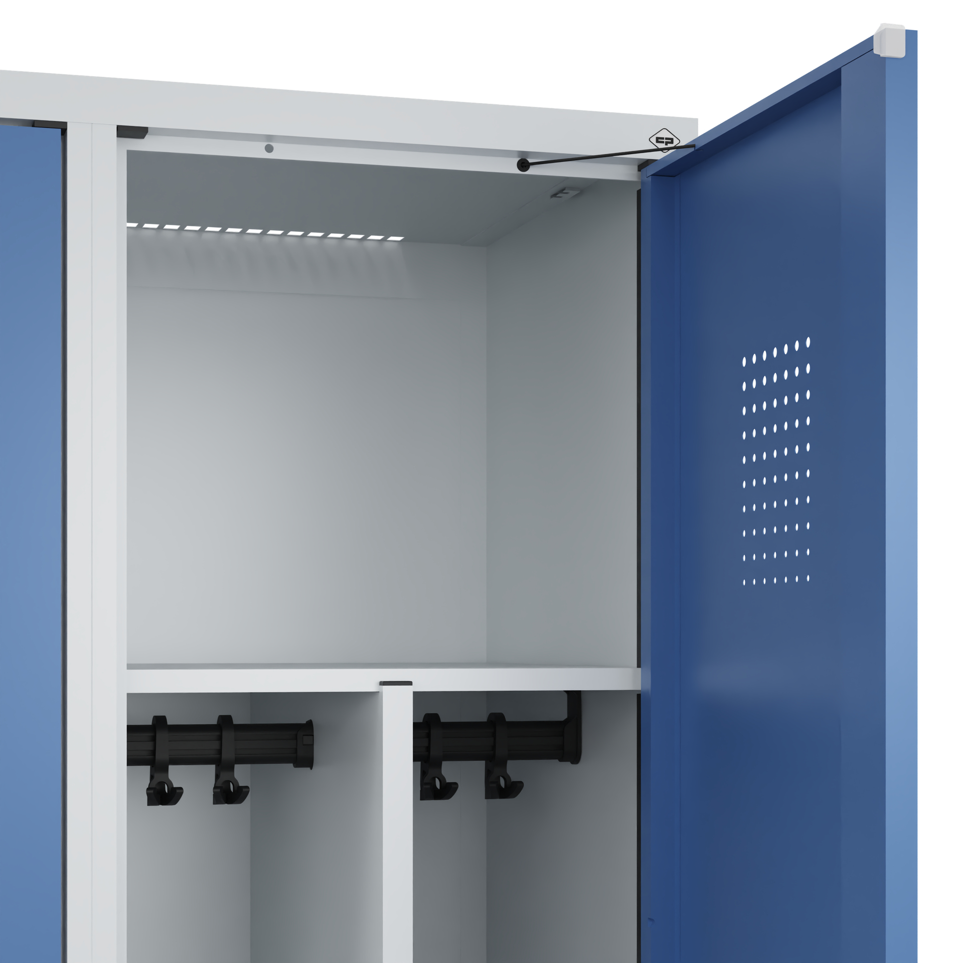 C+P Spind Evolo PLUS, Bank, 1 Abteil, 2120x400x815mm