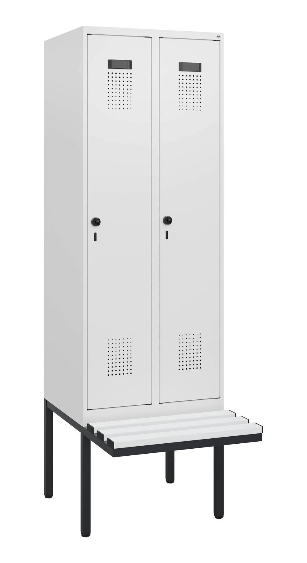 C+P Spind Evolo PLUS, Bank, 2 Abteile, 1950x600x81