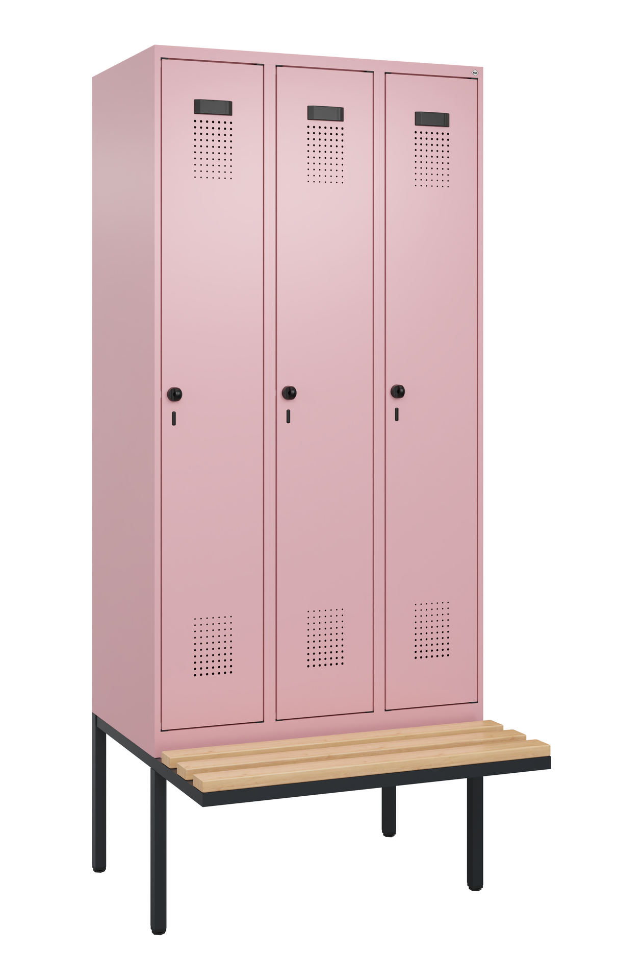 C+P Spind Evolo PLUS, Bank, 3 Abteile, 2120x900x81