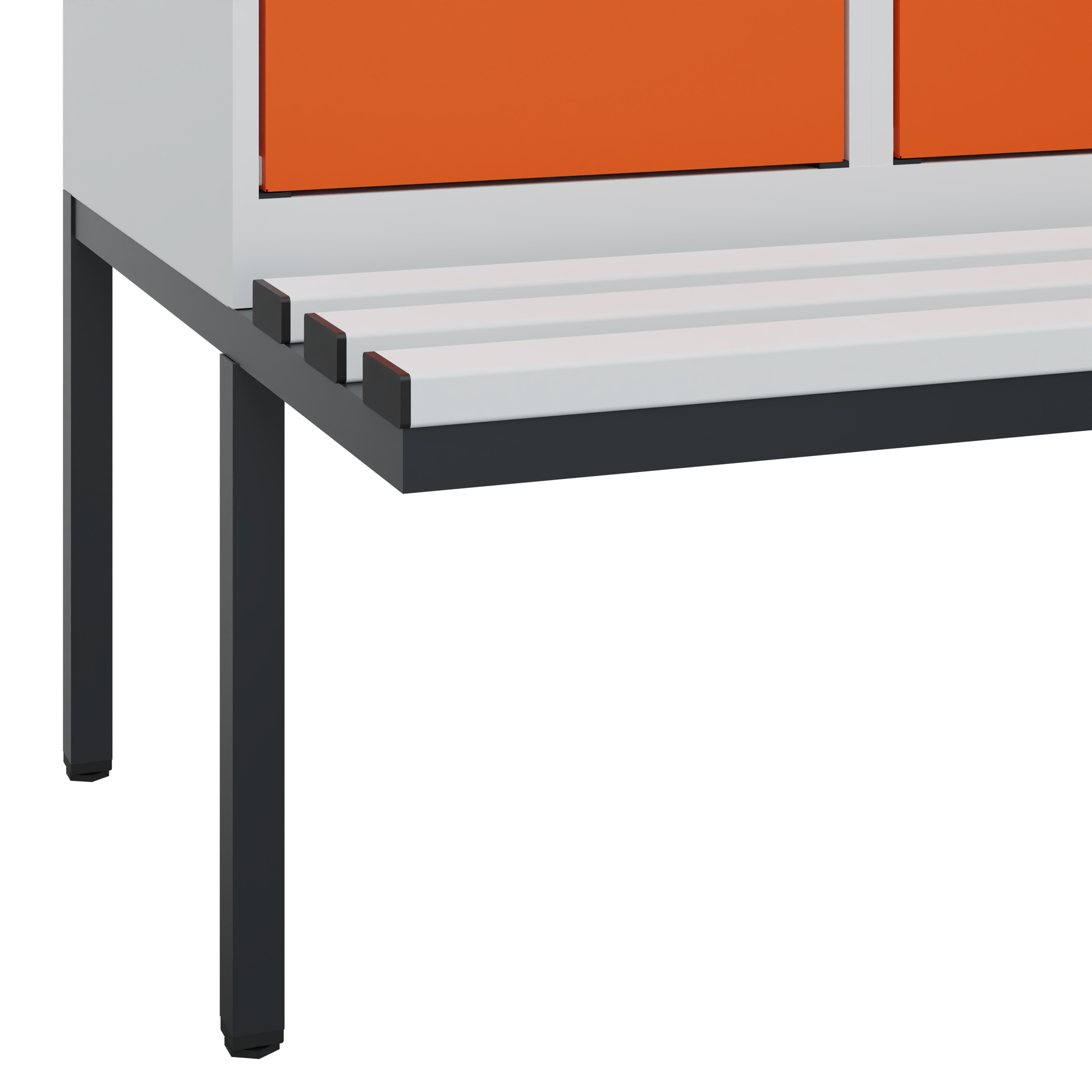 C+P Spind Evolo PLUS, Bank, 2 Abteile, 1950x800x81