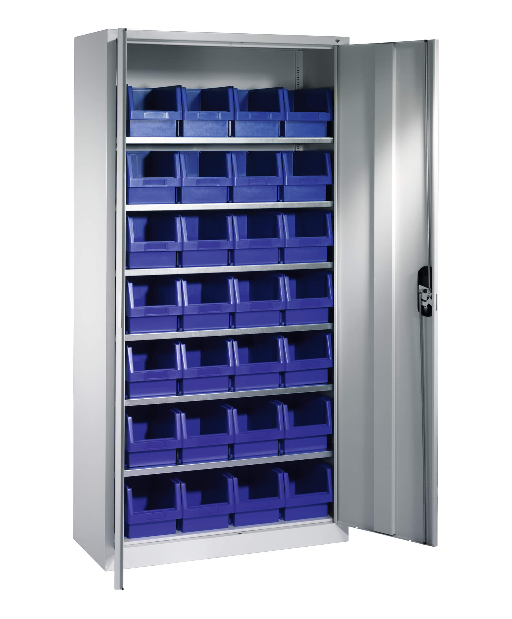 C+P Magazinschrank Serie 13, 1980x1000x420mm, 7035/7035