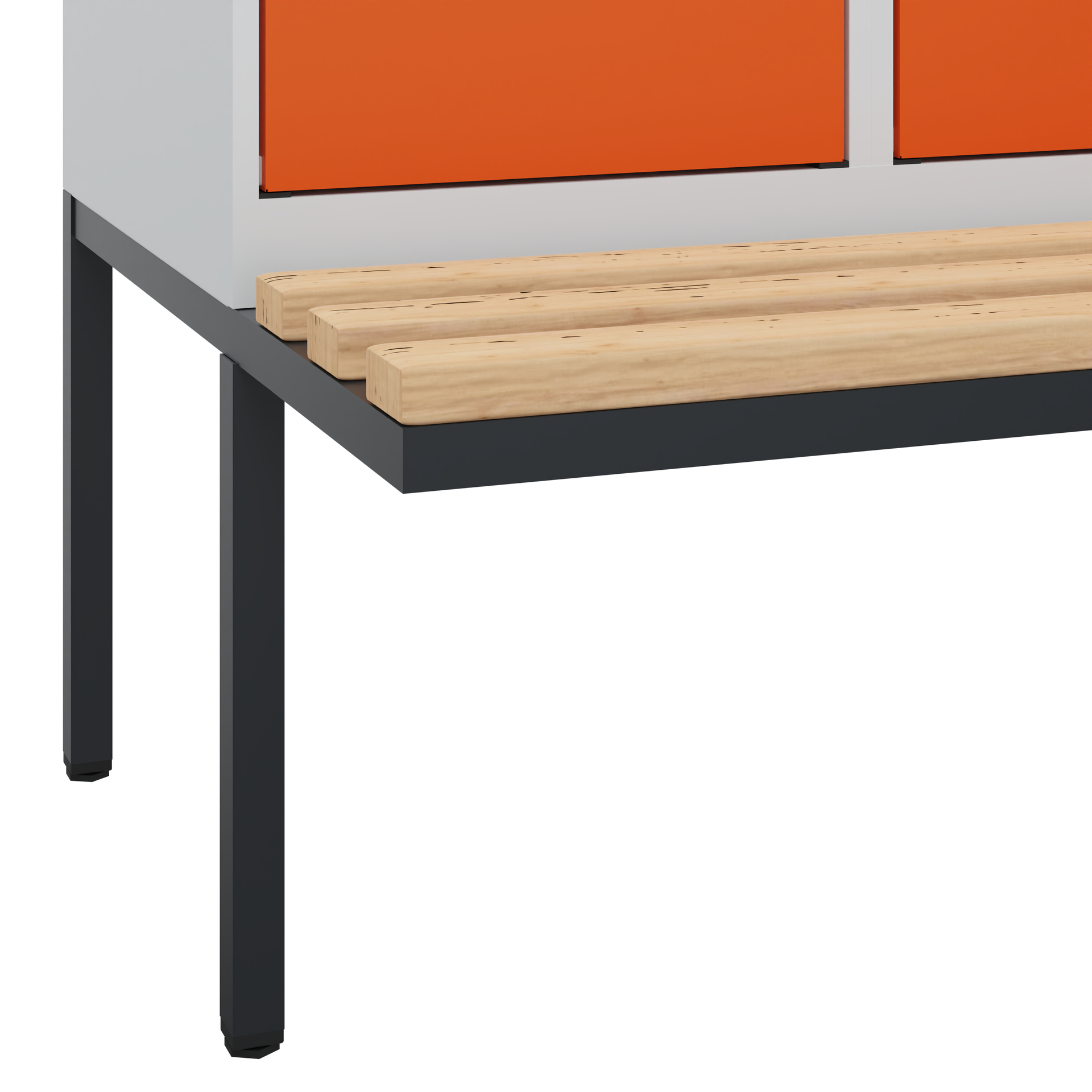 C+P Spind Evolo PLUS, Bank, 3 Abteile, 1950x1200x8