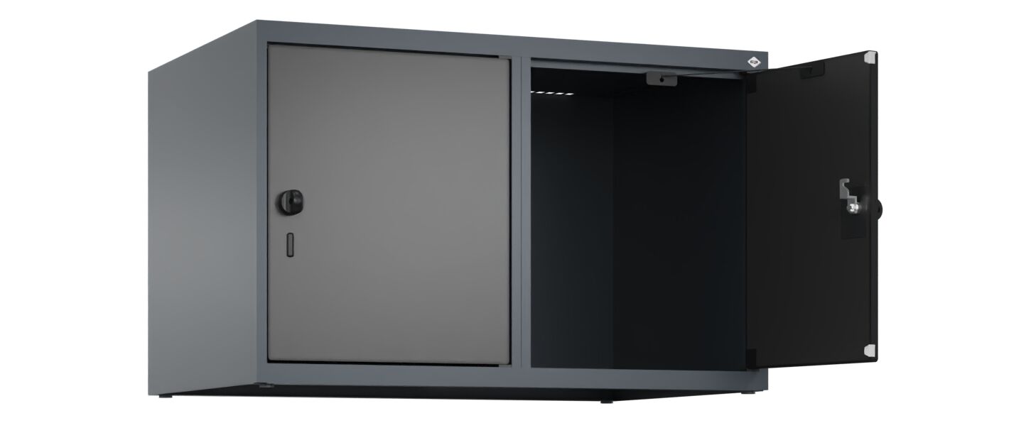 C+P Aufsatzschrank Evolo PLUS, 2 Abteile, 500x800x500mm