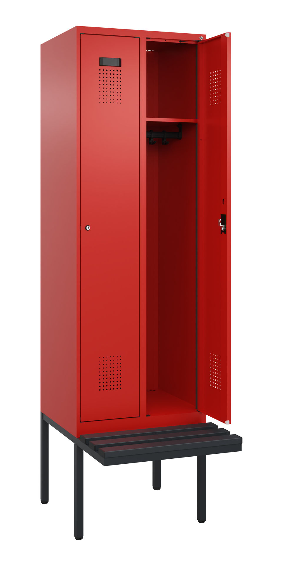 C+P Spind Evolo PLUS, Bank, 2 Abteil, 2120x600x815