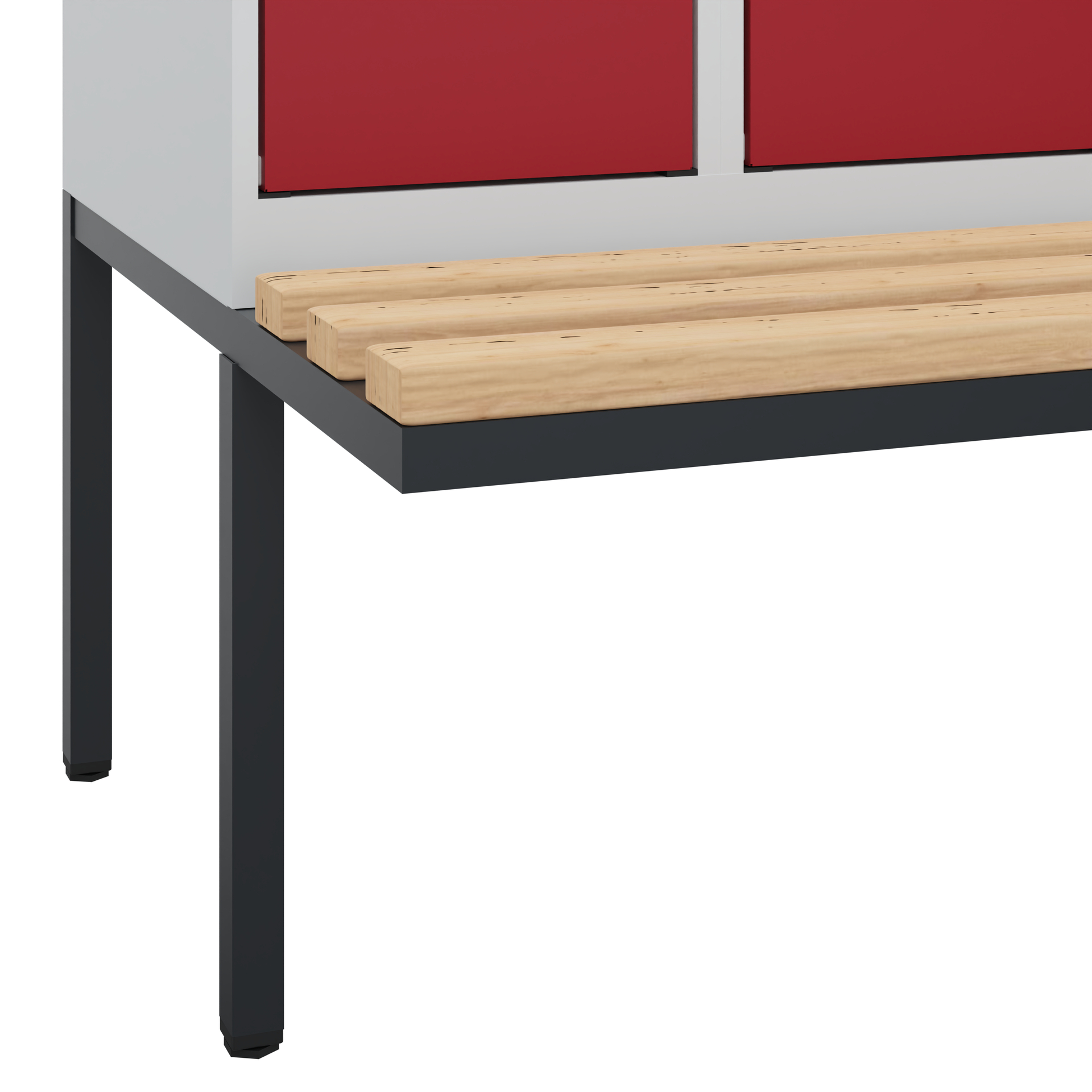 C+P Spind Evolo PLUS, Bank, 4 Abteile, 1950x1200x8
