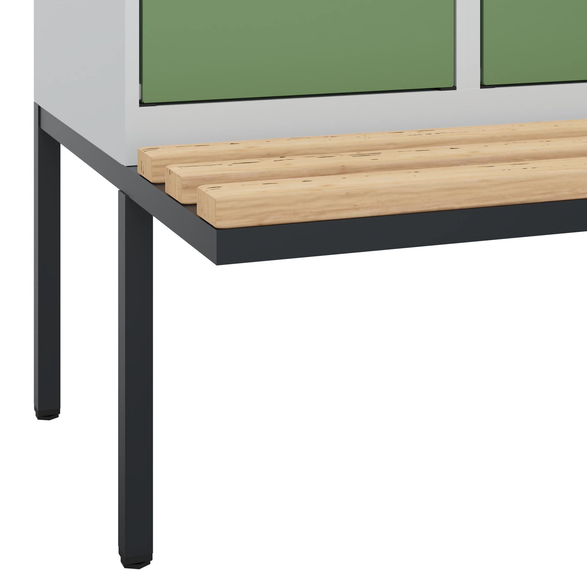 C+P Spind Evolo PLUS, Bank, 2 Abteile, 2120x800x81