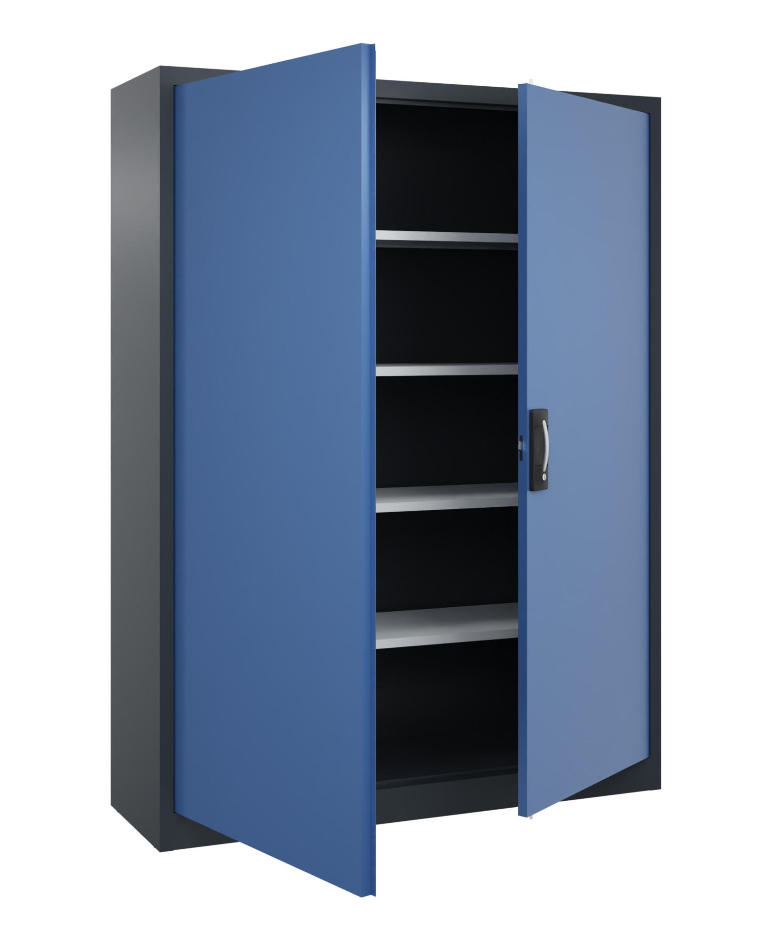C+P Büroschrank, Acurado, 1950x1500x400mm, 7016/5023