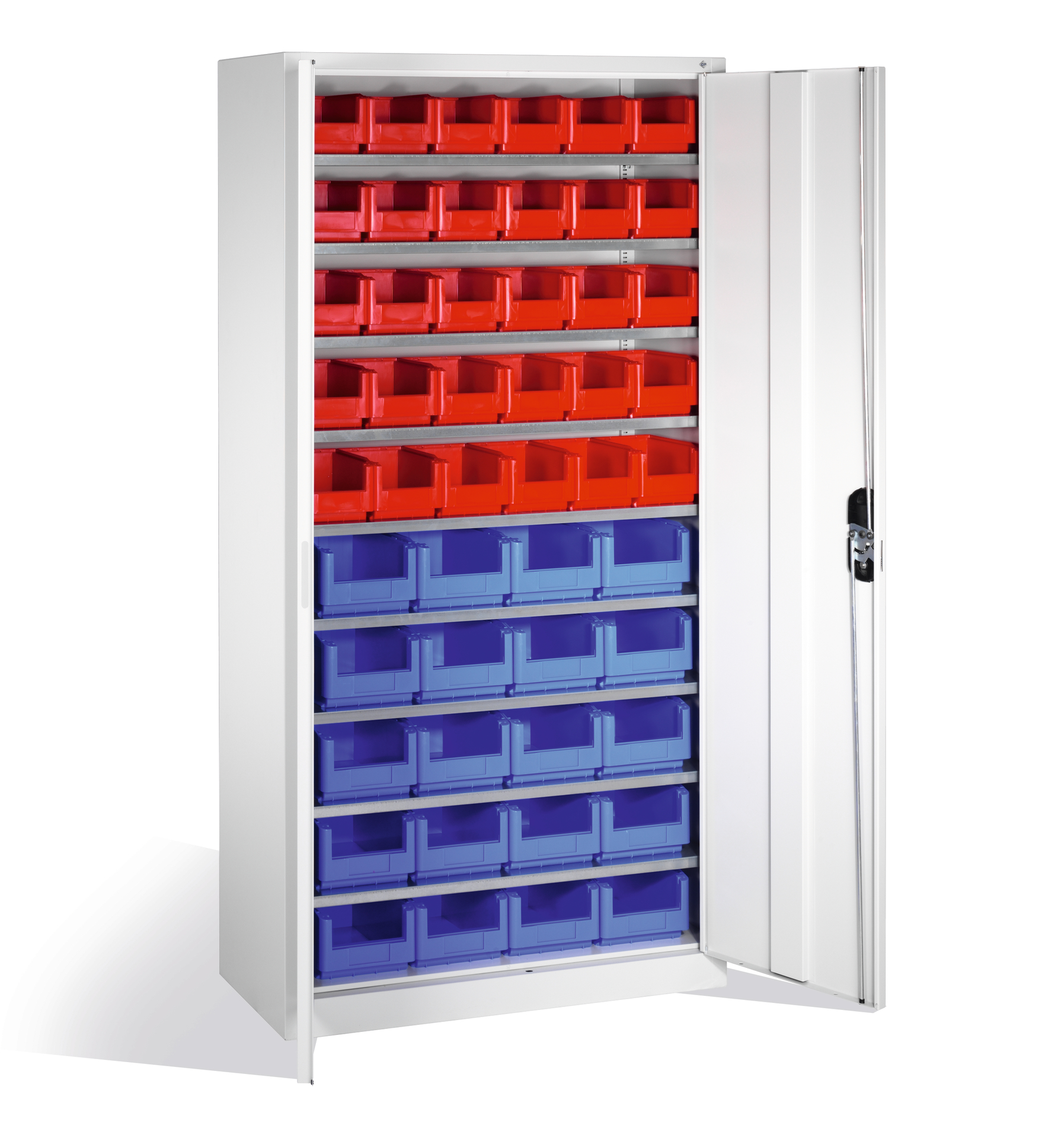 C+P Magazinschrank Serie 13, 1980x1000x420mm, 7035/7035