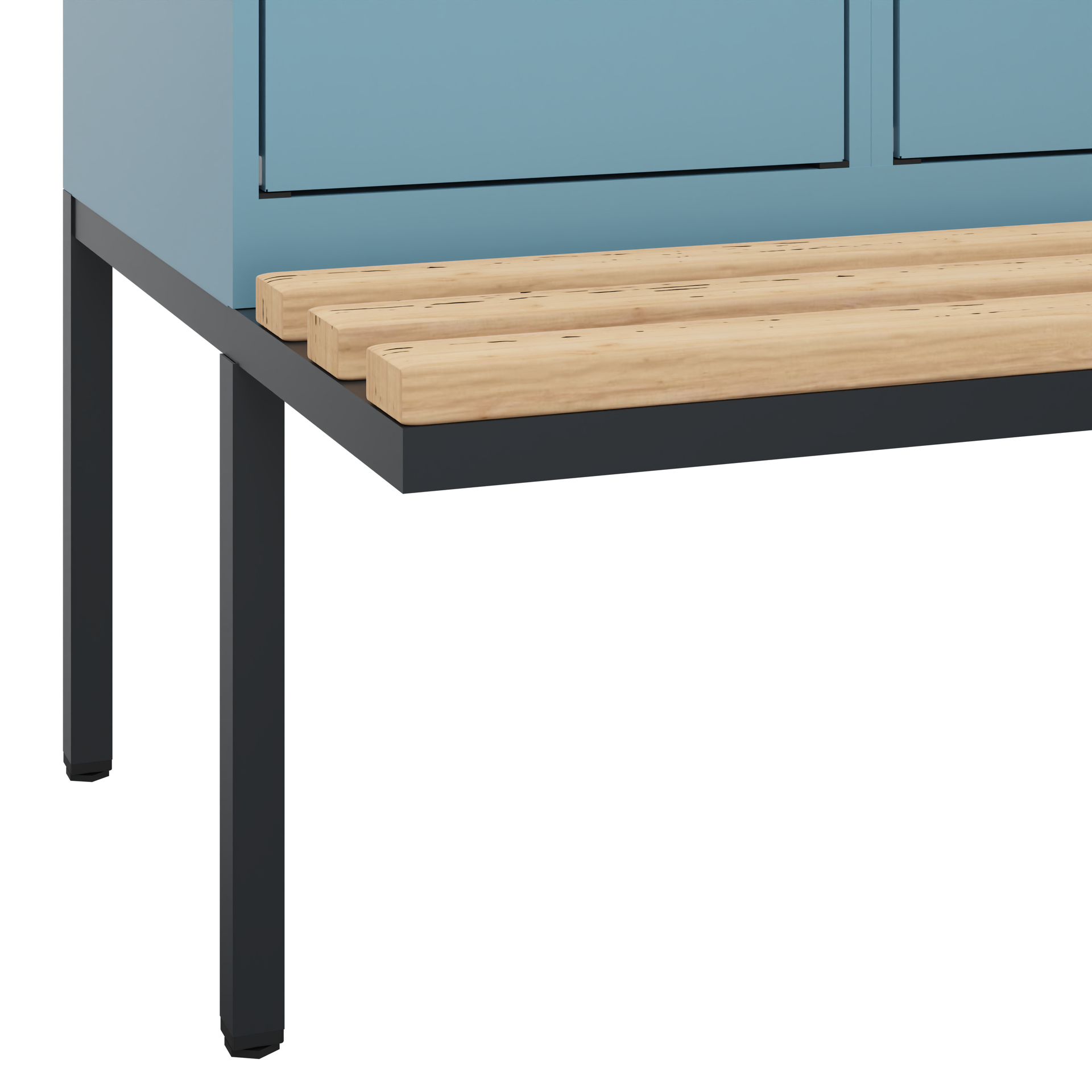 C+P Spind Evolo PLUS, Bank, 2 Abteile, 2120x800x81