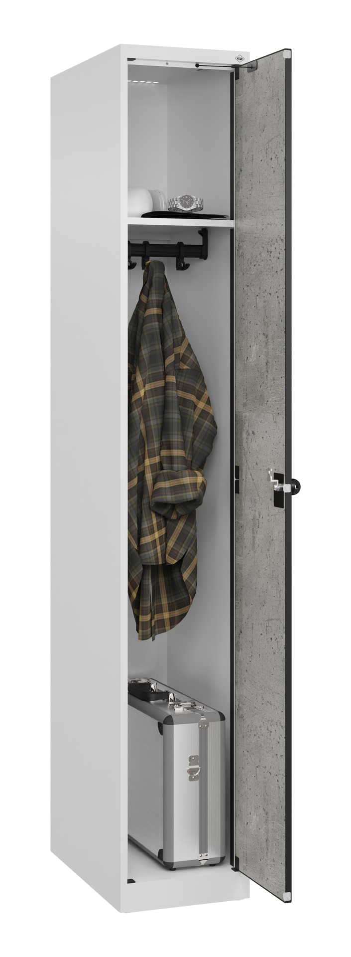 C+P Spind Evolo PLUS, 1 Abteil, 1850x300x500mm C+P Spind Evolo PLUS, 1 Abteil, 1850x300x500mm