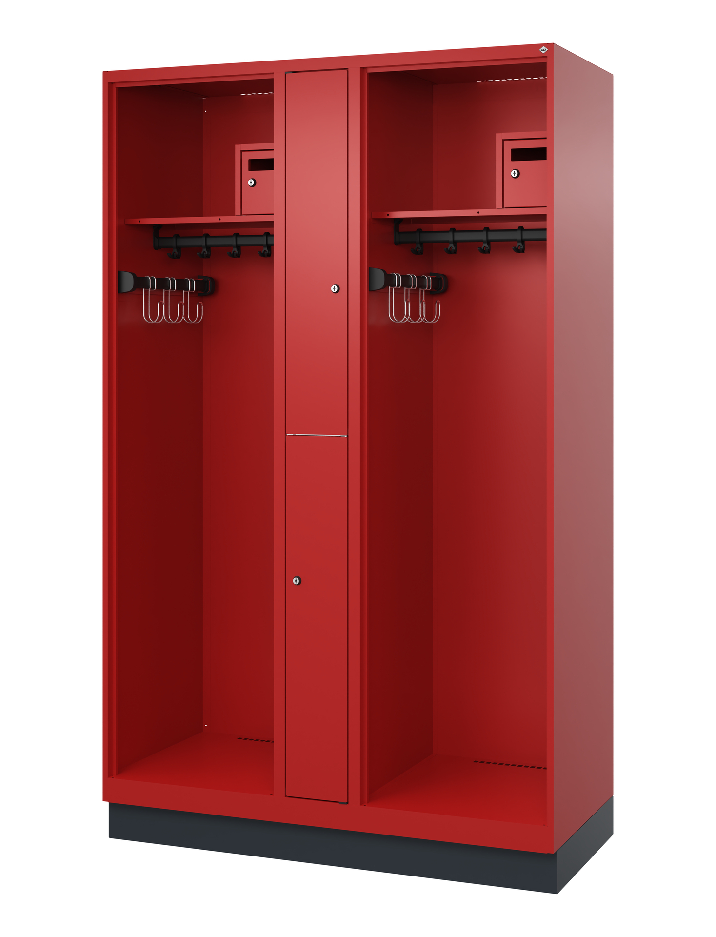 C+P Feuerwehrspind Maxi, 2 Fächer, 1850x1200x500mm