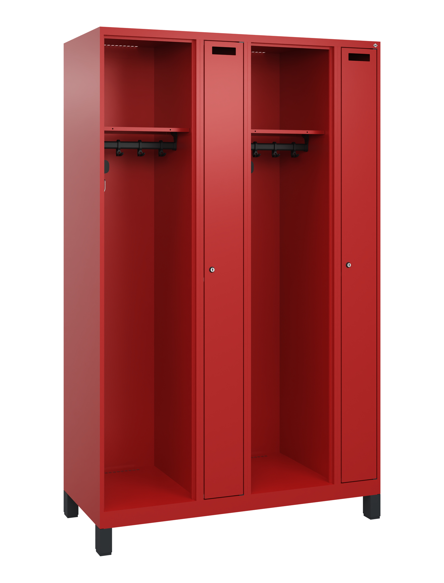 C+P Feuerwehrspind Kombi, 2 Abteile, 1850x1200x500