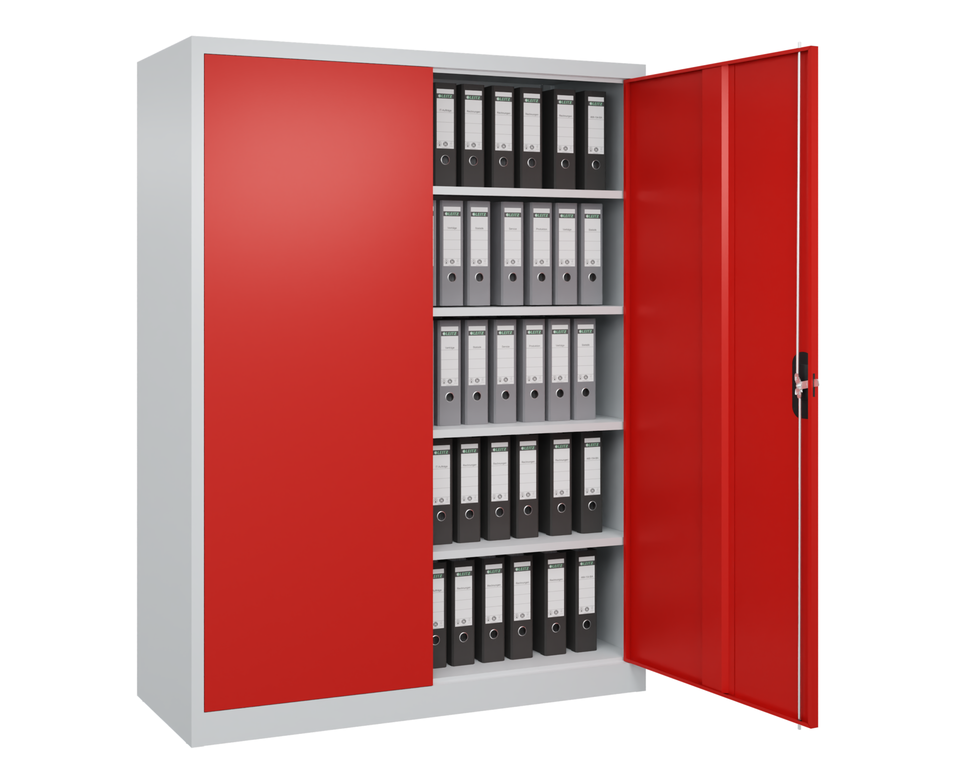 C+P Büroschrank, Acurado, 1950x1500x500mm, 7035/3020