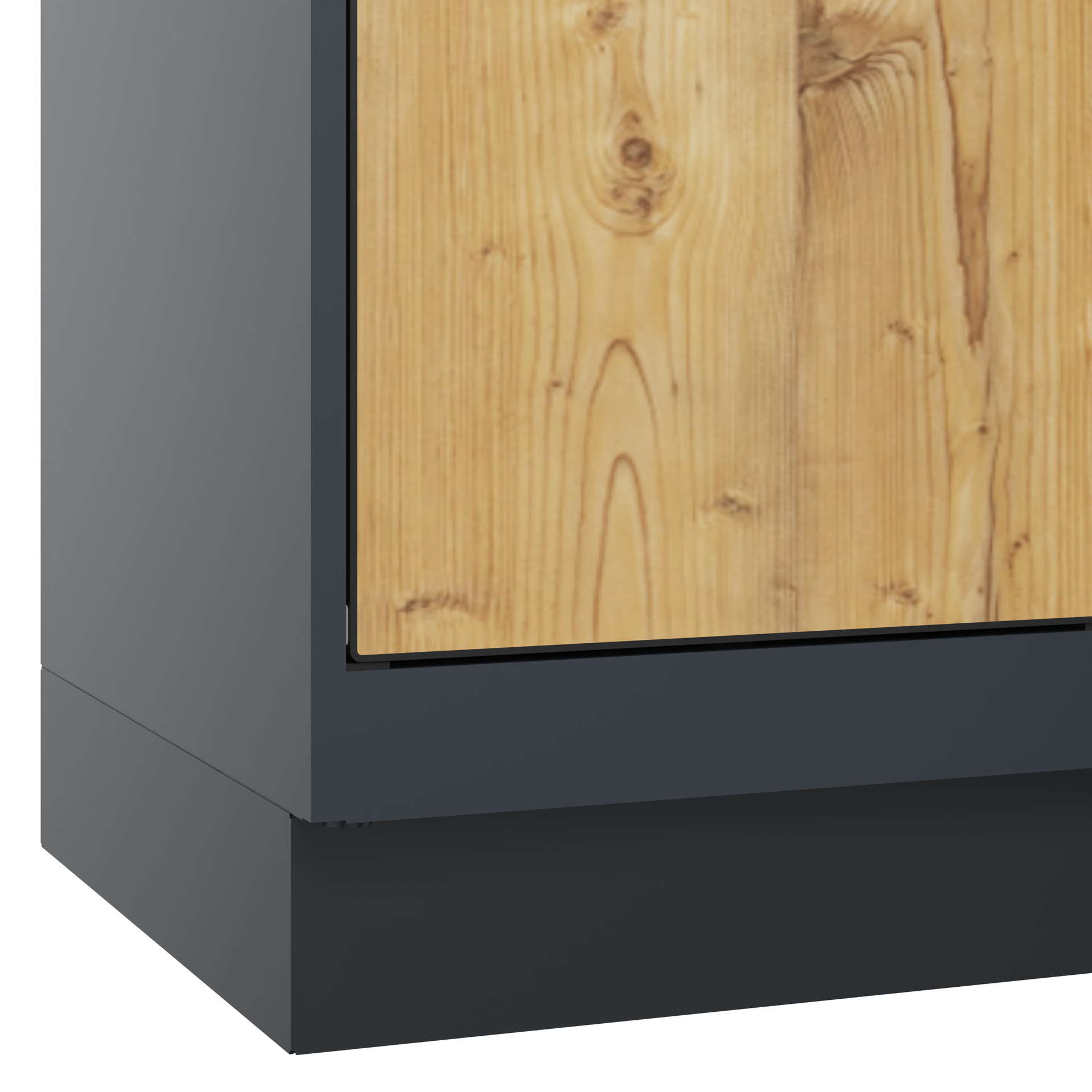 C+P Schlie�fachschrank Evolo PLUS, Sockel, 3 F�cher, 1950x400x500mm