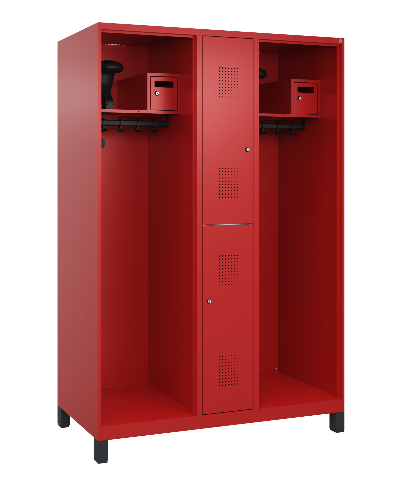 C+P Feuerwehrspind Maxi, 2 Fächer, 1850x1300x600mm