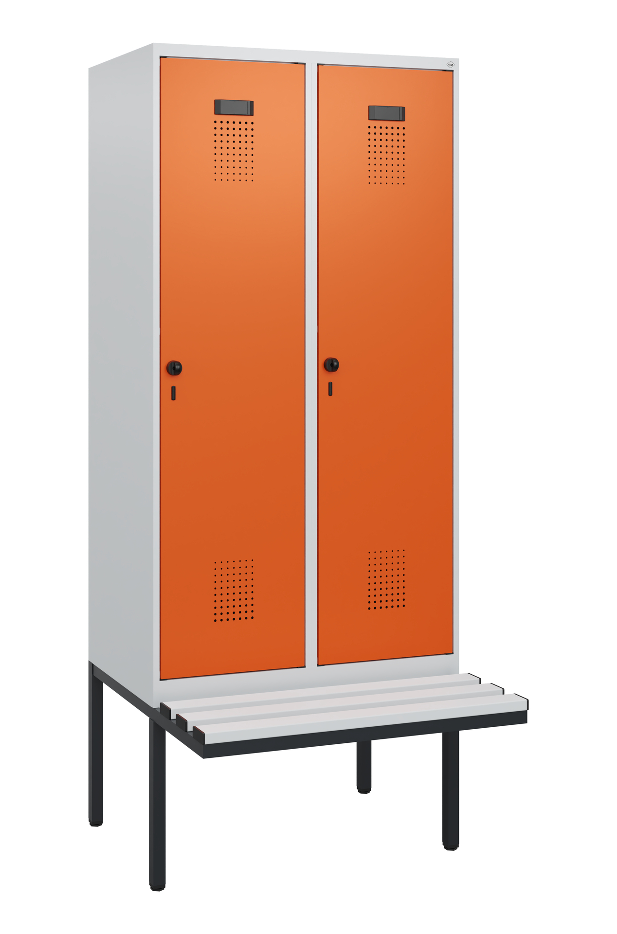 C+P Spind Evolo PLUS, Bank, 2 Abteile, 1950x800x81