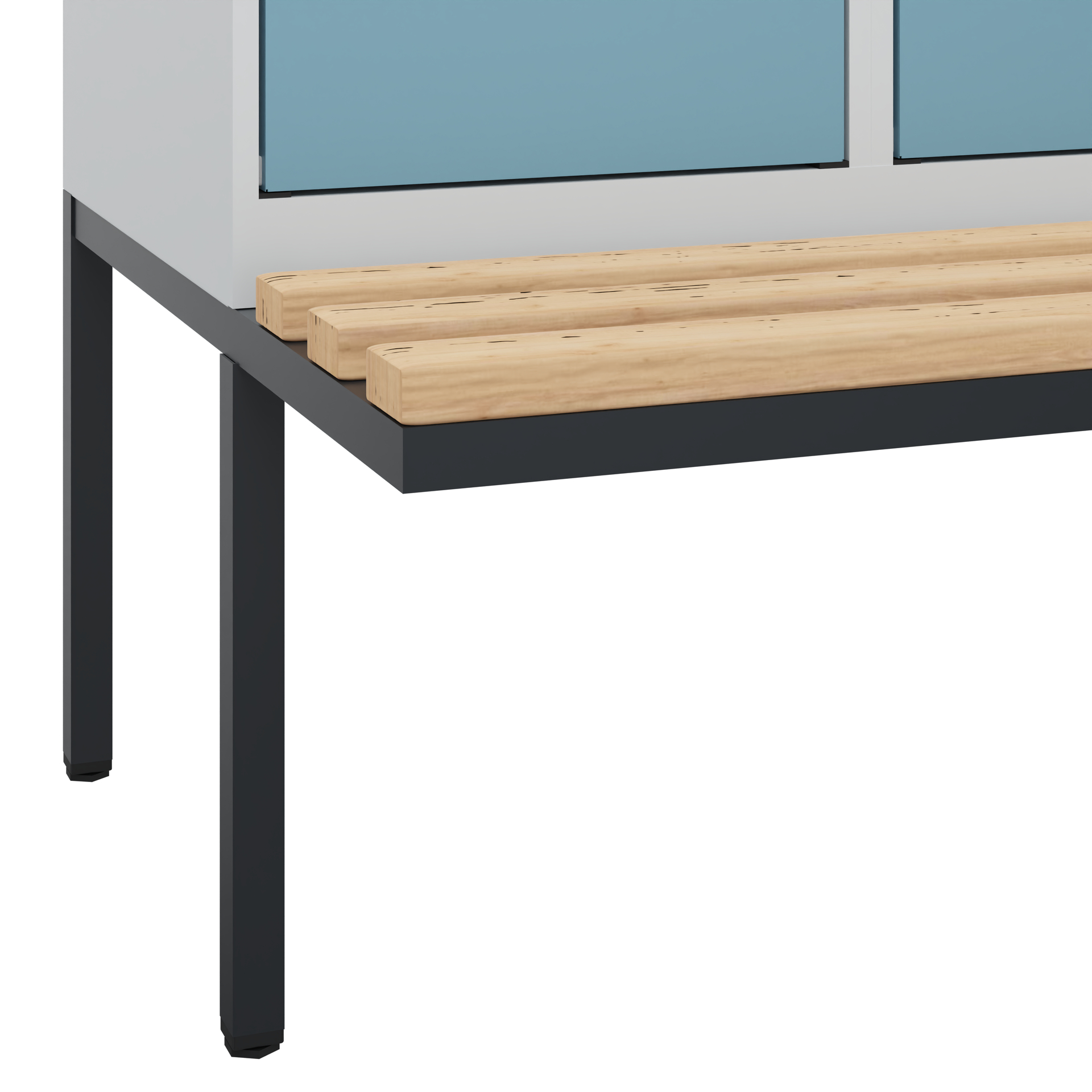 C+P Spind Evolo PLUS, Bank, 2 Abteile, 2120x800x81