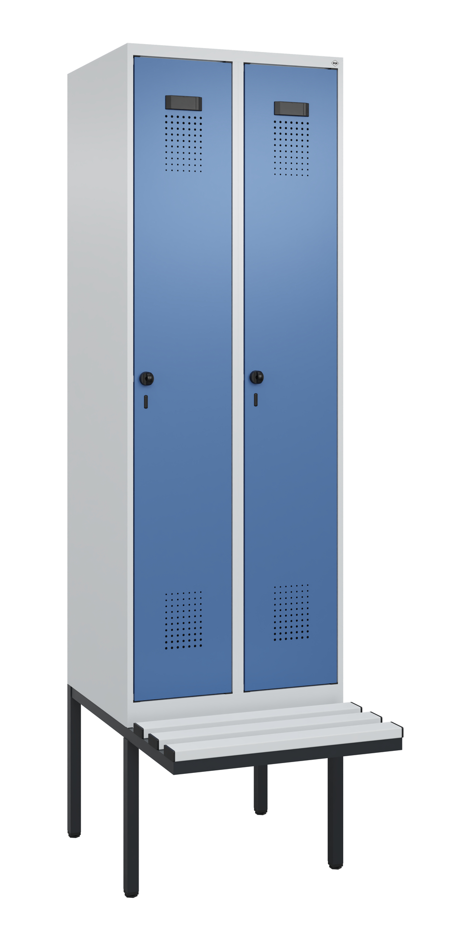 C+P Spind Evolo PLUS, Bank, 2 Abteil, 2120x600x815