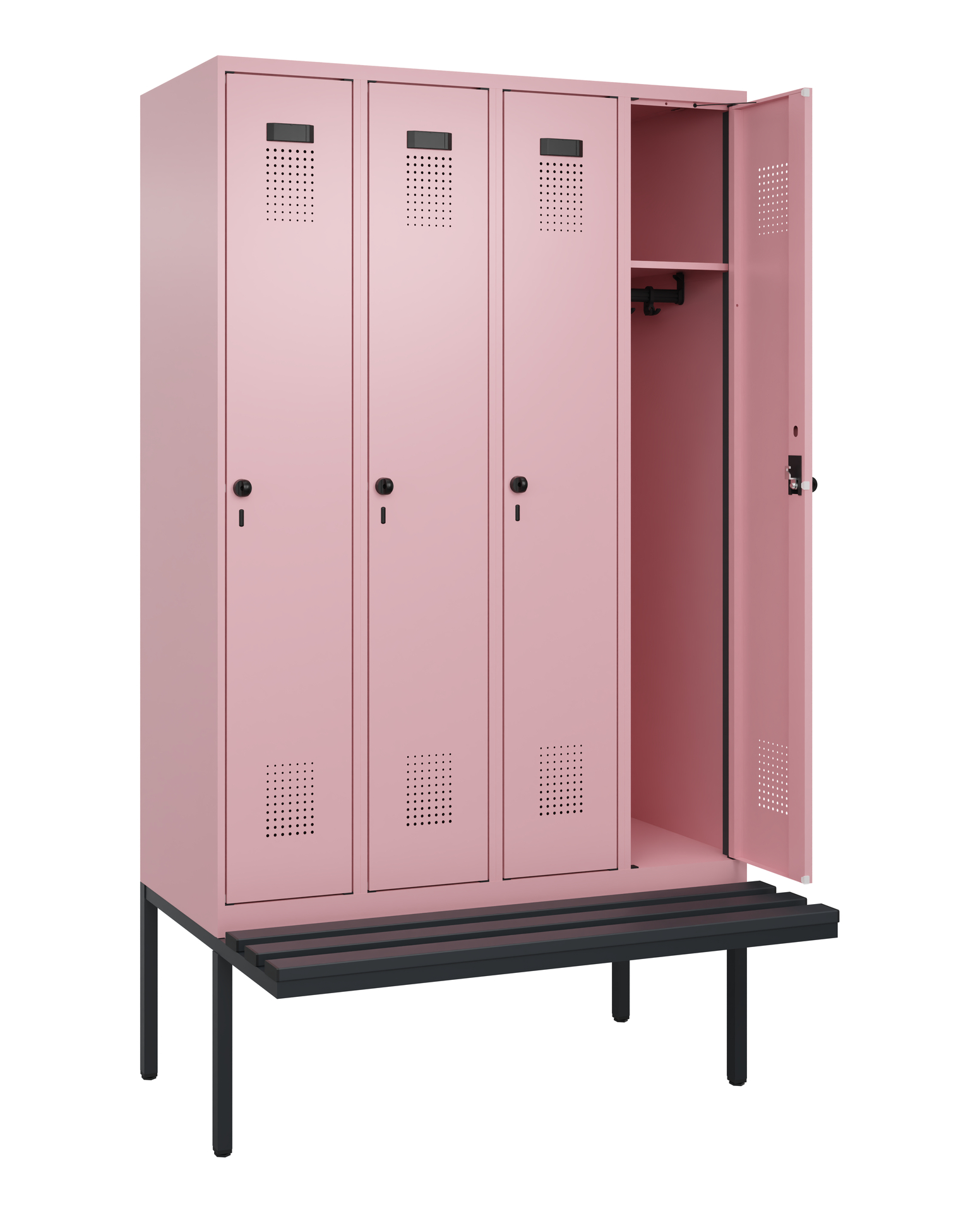 C+P Spind Evolo PLUS, Bank, 4 Abteile, 2120x1200x8