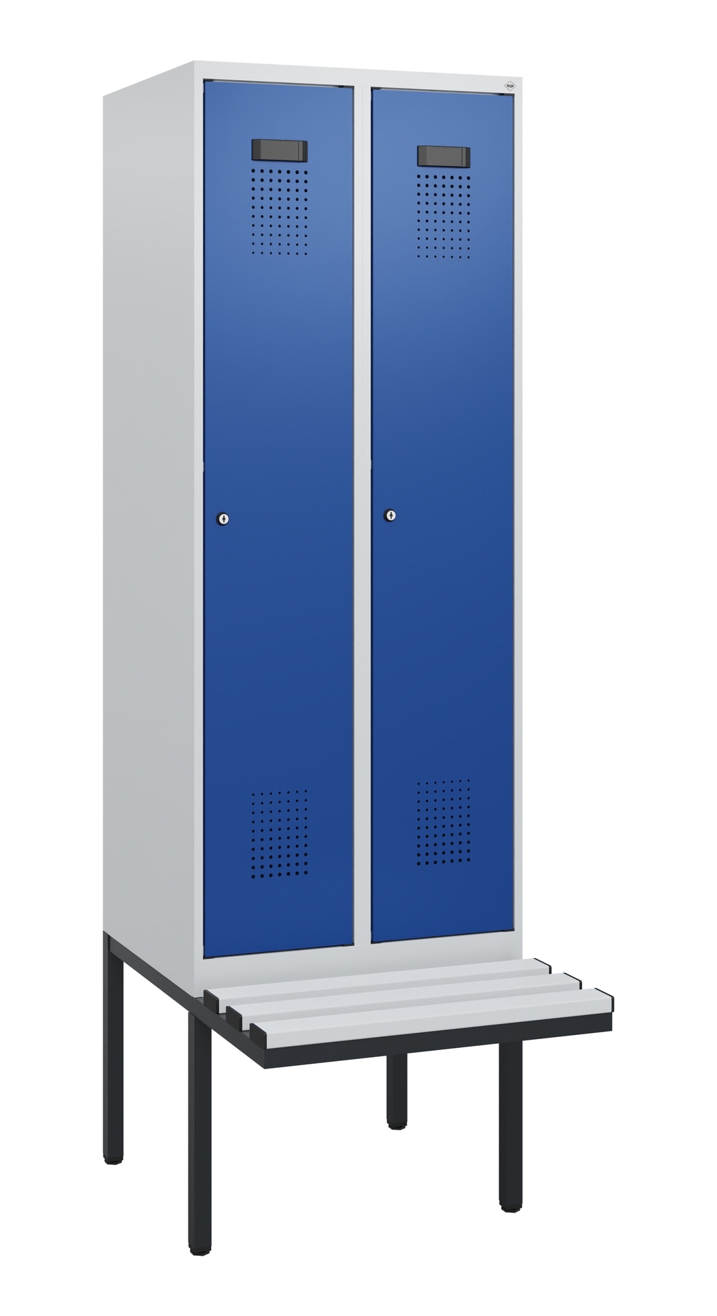 C+P Spind Evolo PLUS, Bank, 2 Abteile, 1950x600x81