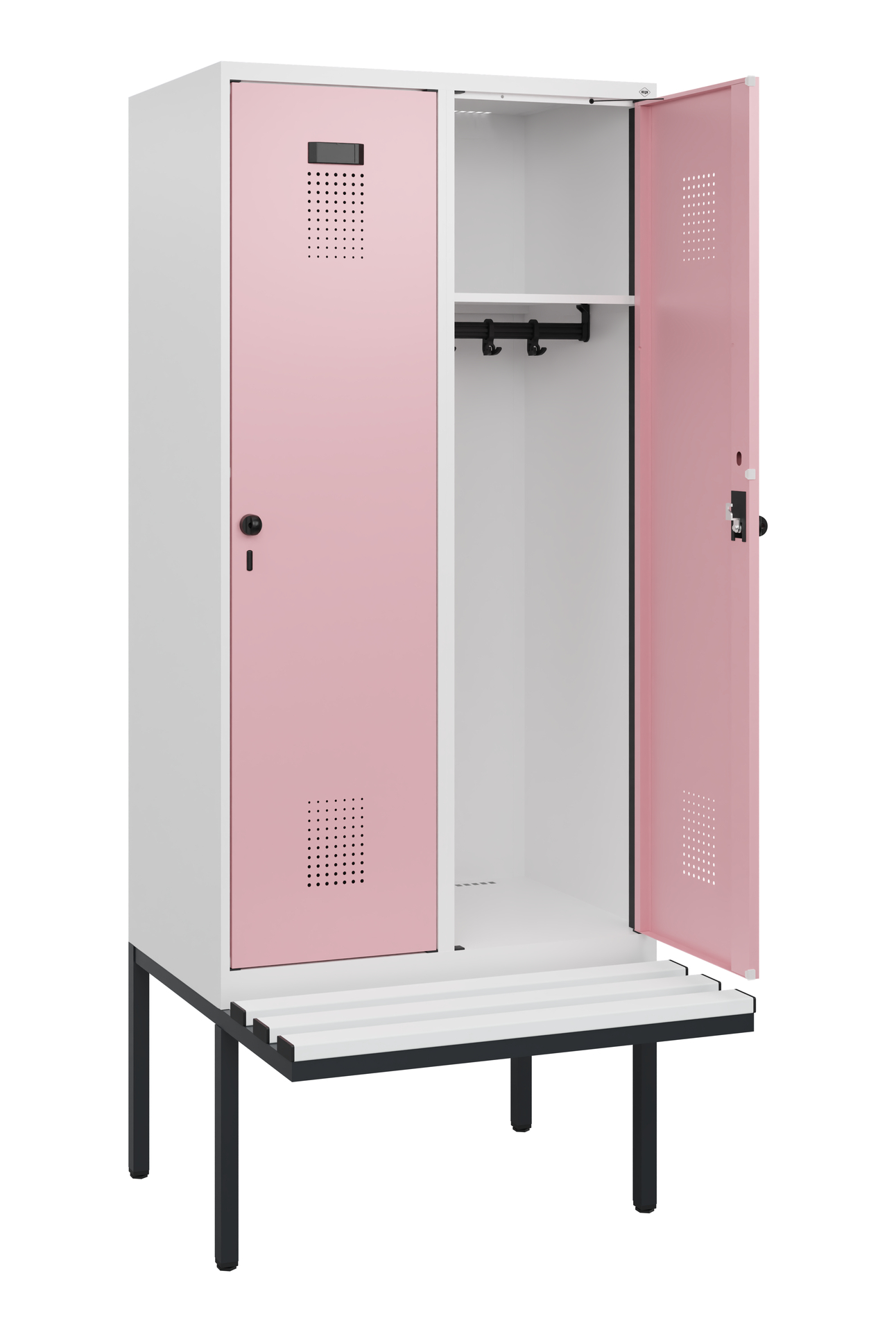 C+P Spind Evolo PLUS, Bank, 2 Abteile, 1950x800x81