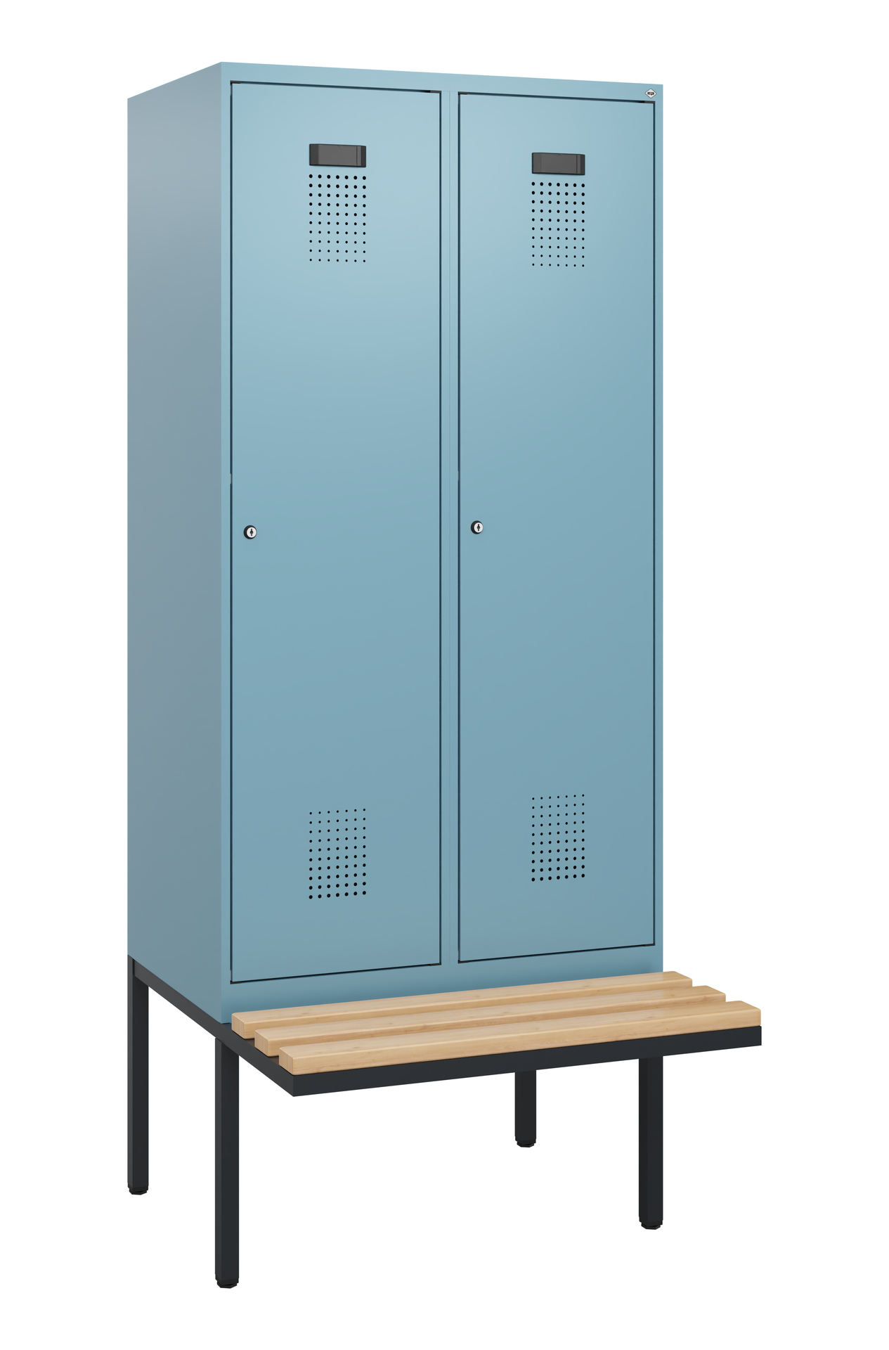 C+P Spind Evolo PLUS, Bank, 2 Abteile, 1950x800x81