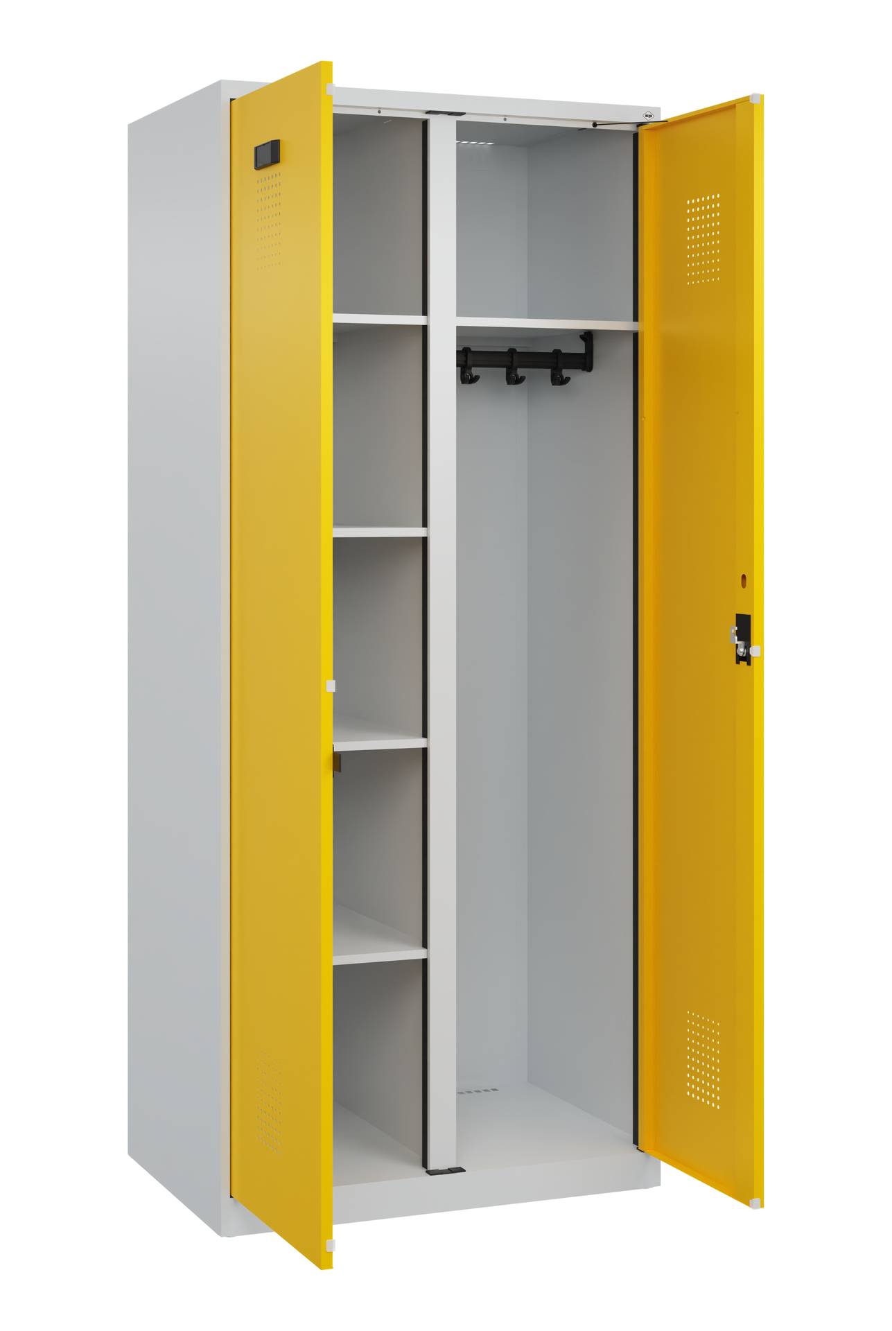 C+P Wäsche-/Garderobenspind Evolo PLUS, 2 Abteile,