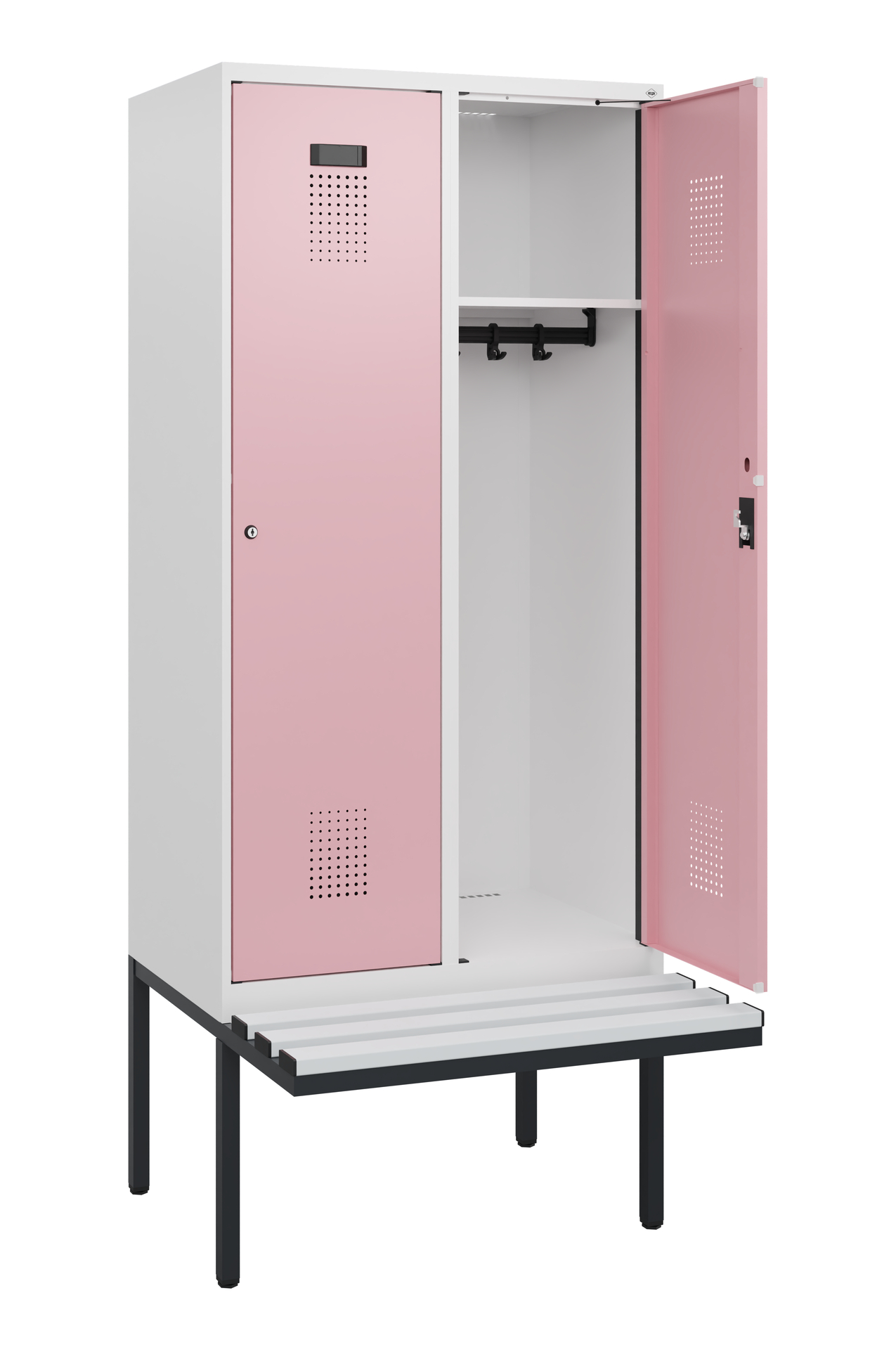 C+P Spind Evolo PLUS, Bank, 2 Abteile, 1950x800x81