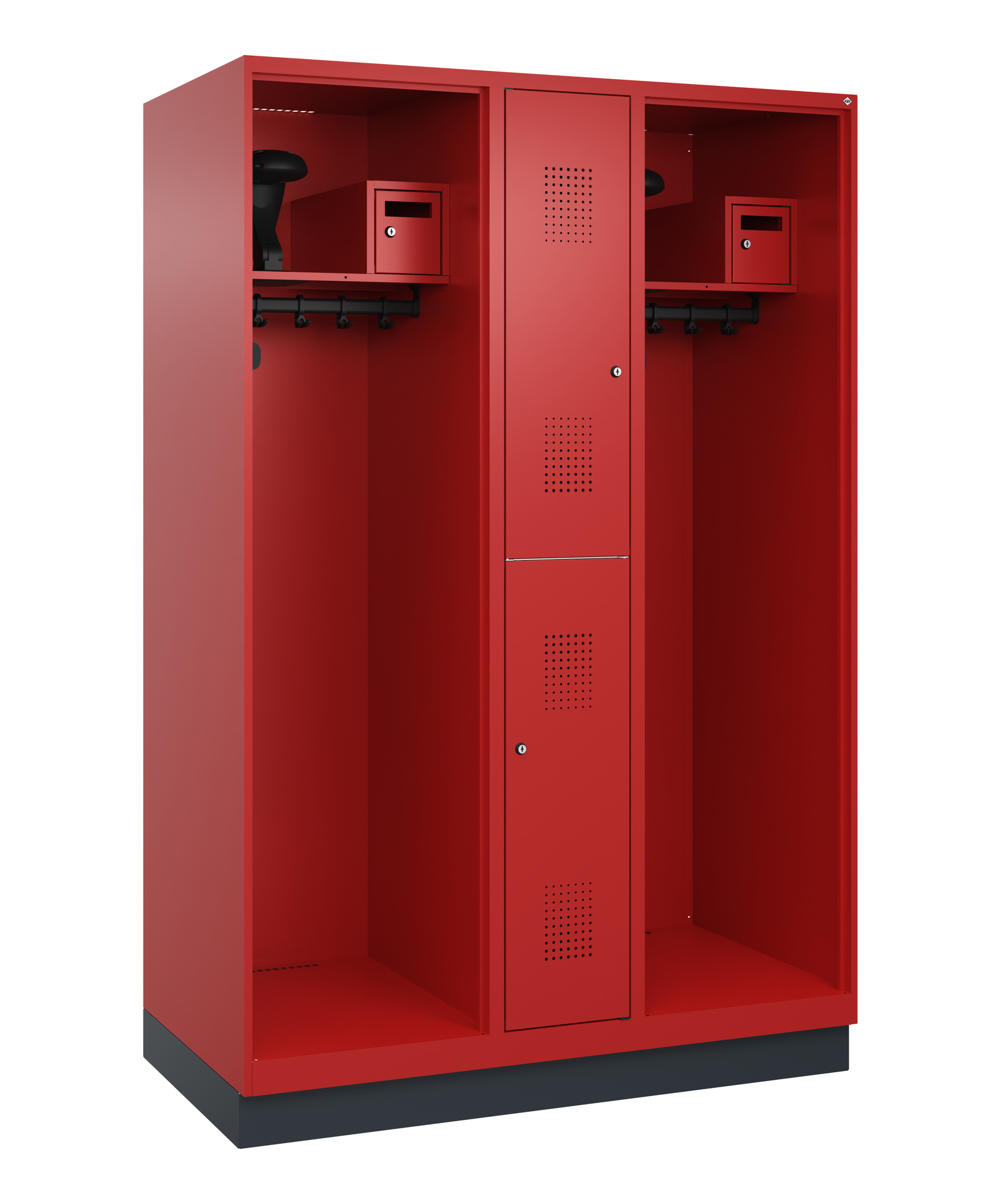 C+P Feuerwehrspind Maxi, 2 Fächer, 1850x1300x600mm