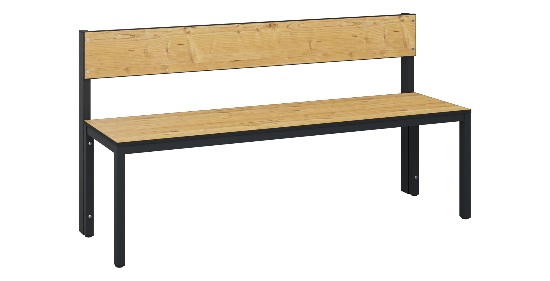 C+P Sitzbank Solid HPL, 774x1500x412mm, 7021/VK039