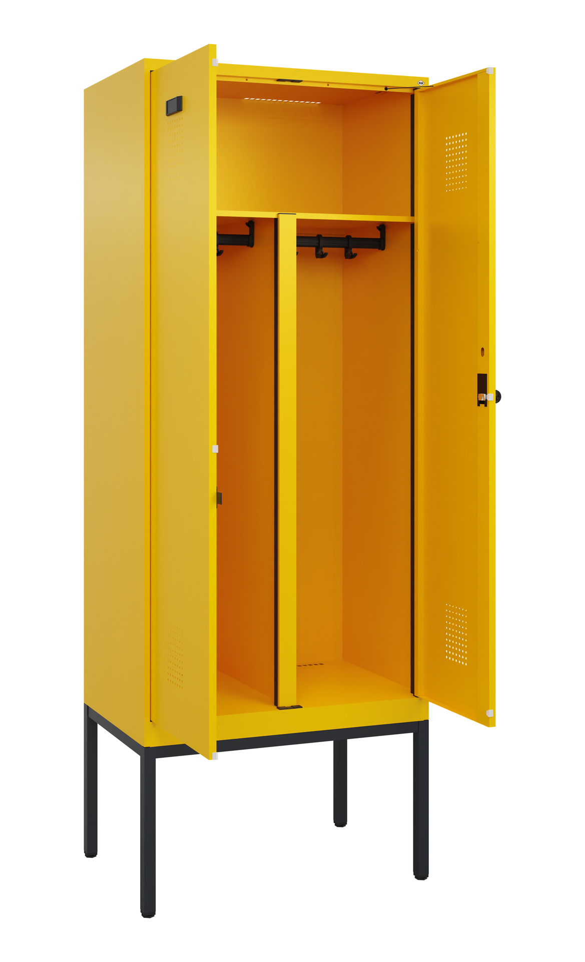 C+P PSA Doppel-Spind Evolo PLUS, Gestell, 2 Abteil