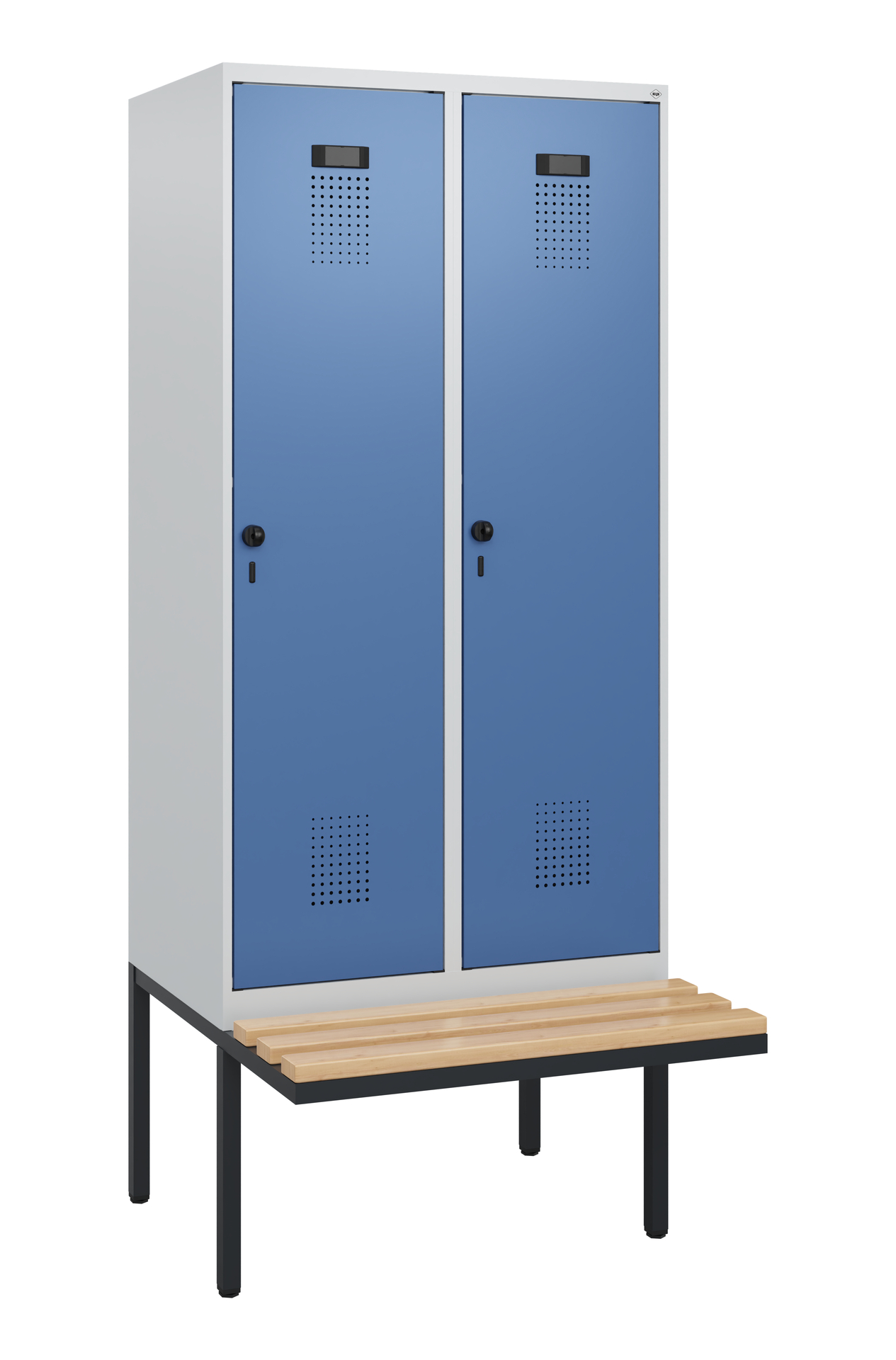 C+P Spind Evolo PLUS, Bank, 2 Abteile, 1950x800x81