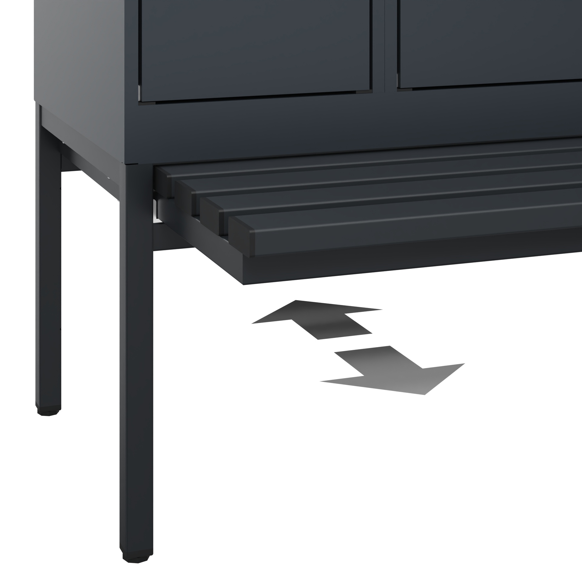 C+P Spind Evolo PLUS, Bank, 3 Abteile, 2120x900x815mm