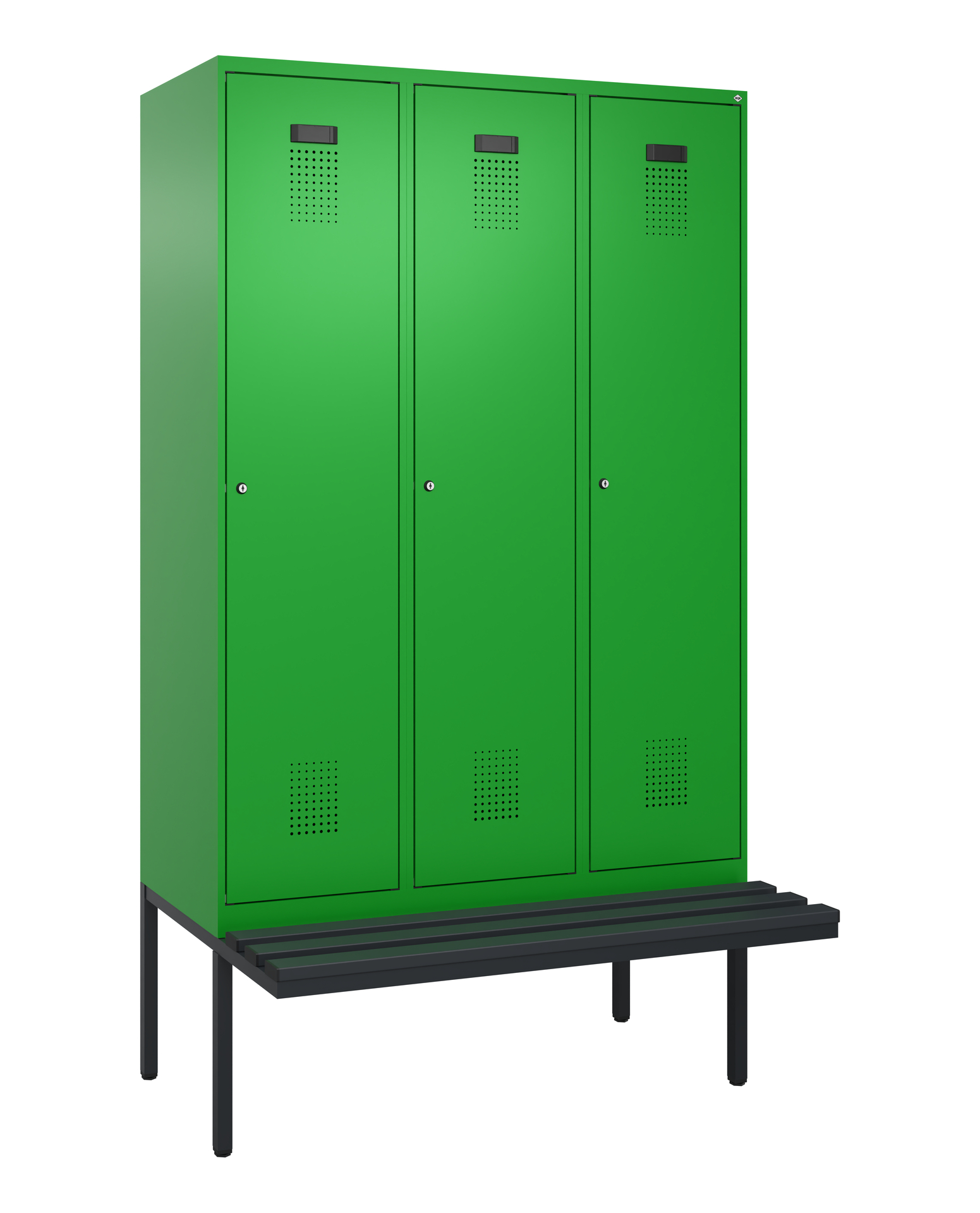 C+P Spind Evolo PLUS, Bank, 3 Abteile, 2120x1200x8