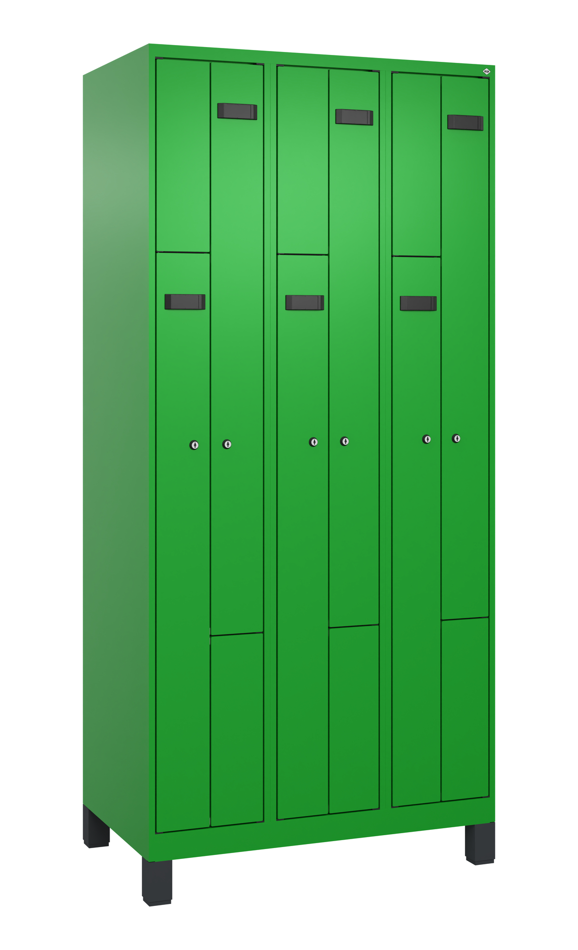 C+P Z-Spind Evolo PLUS, Füße, 6 Fächer, 1950x900x5