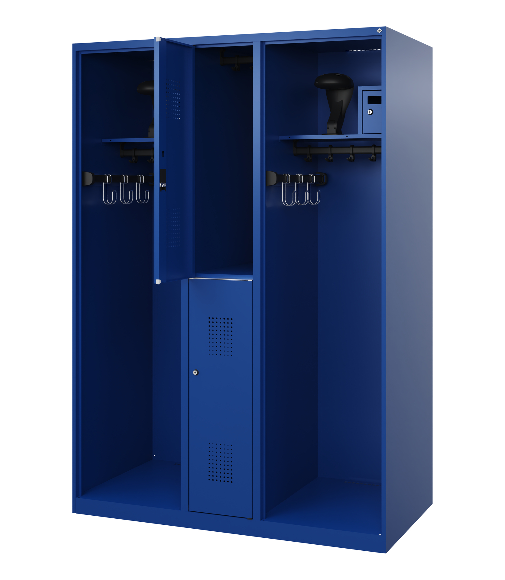 C+P Feuerwehrspind Maxi, 2 Fächer, 1850x1300x600mm