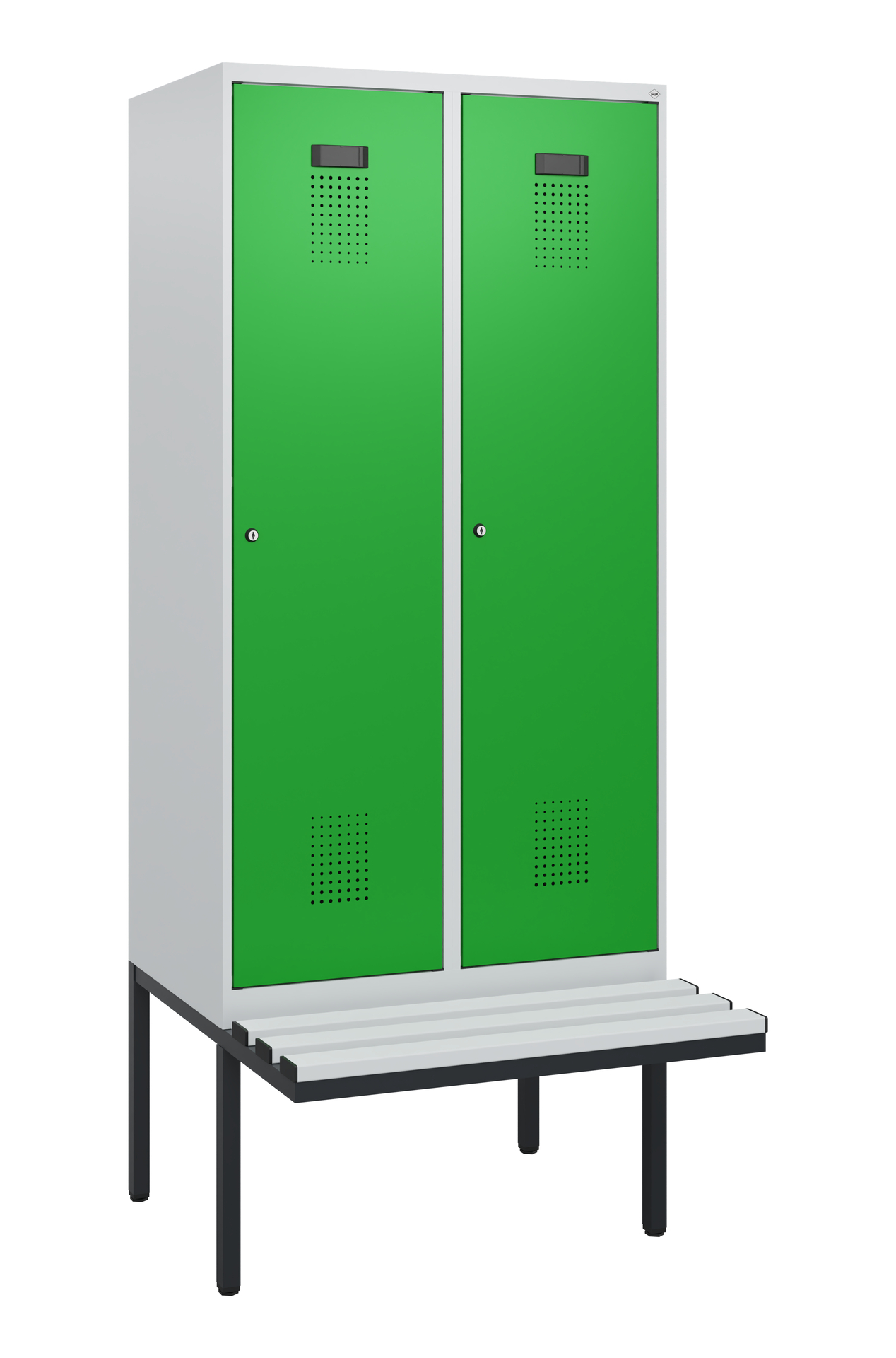 C+P Spind Evolo PLUS, Bank, 2 Abteile, 1950x800x81