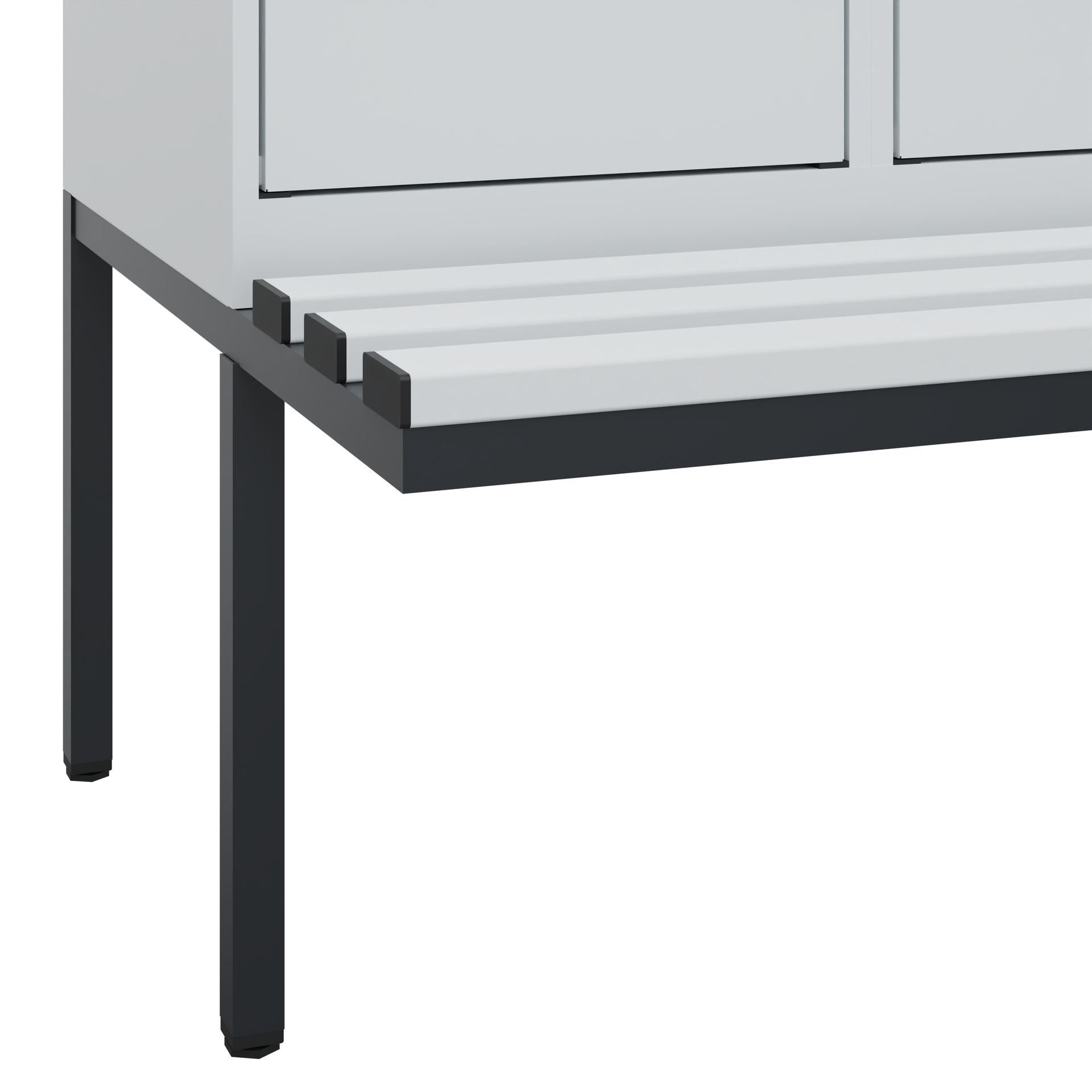 C+P Spind Evolo PLUS, Bank, 3 Abteile, 1950x1200x8