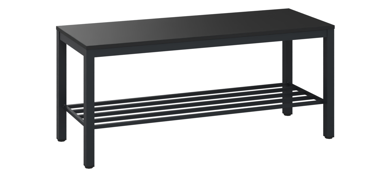 C+P Sitzbank Solid HPL, 438x1000x358mm, 7021/VK008