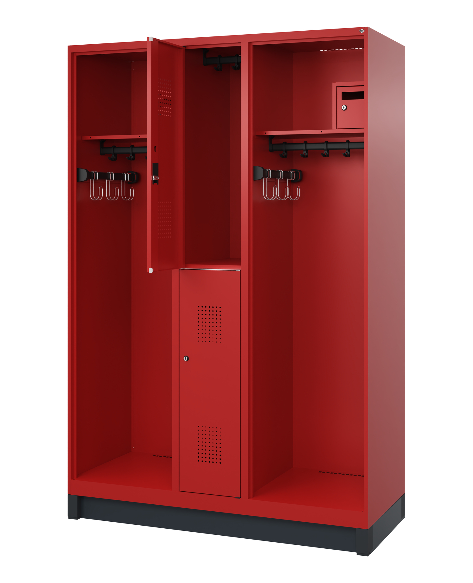 C+P Feuerwehrspind Maxi, 2 Fächer, 1850x1300x500mm