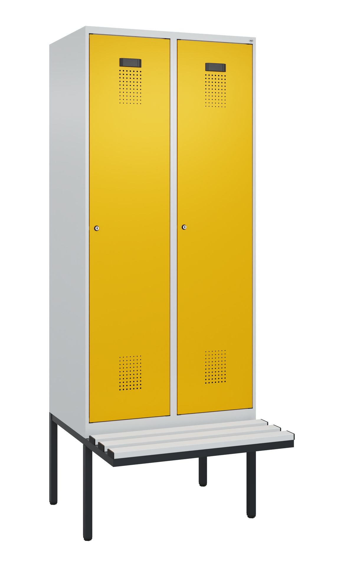 C+P Spind Evolo PLUS, Bank, 2 Abteile, 2120x800x81