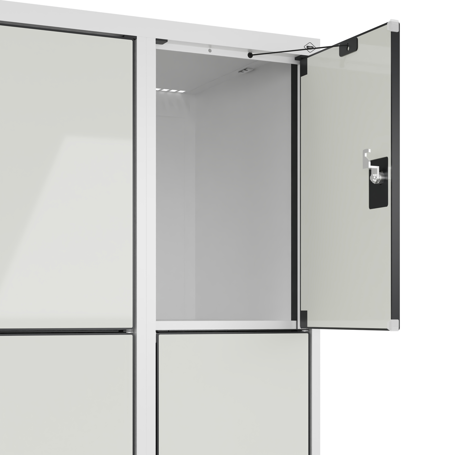 C+P Schlie�fachschrank Evolo PLUS, F��e, 12 F�cher, 1950x900x500mm