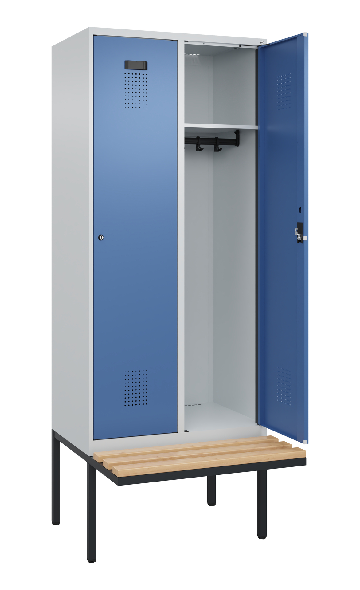 C+P Spind Evolo PLUS, Bank, 2 Abteile, 2120x800x81