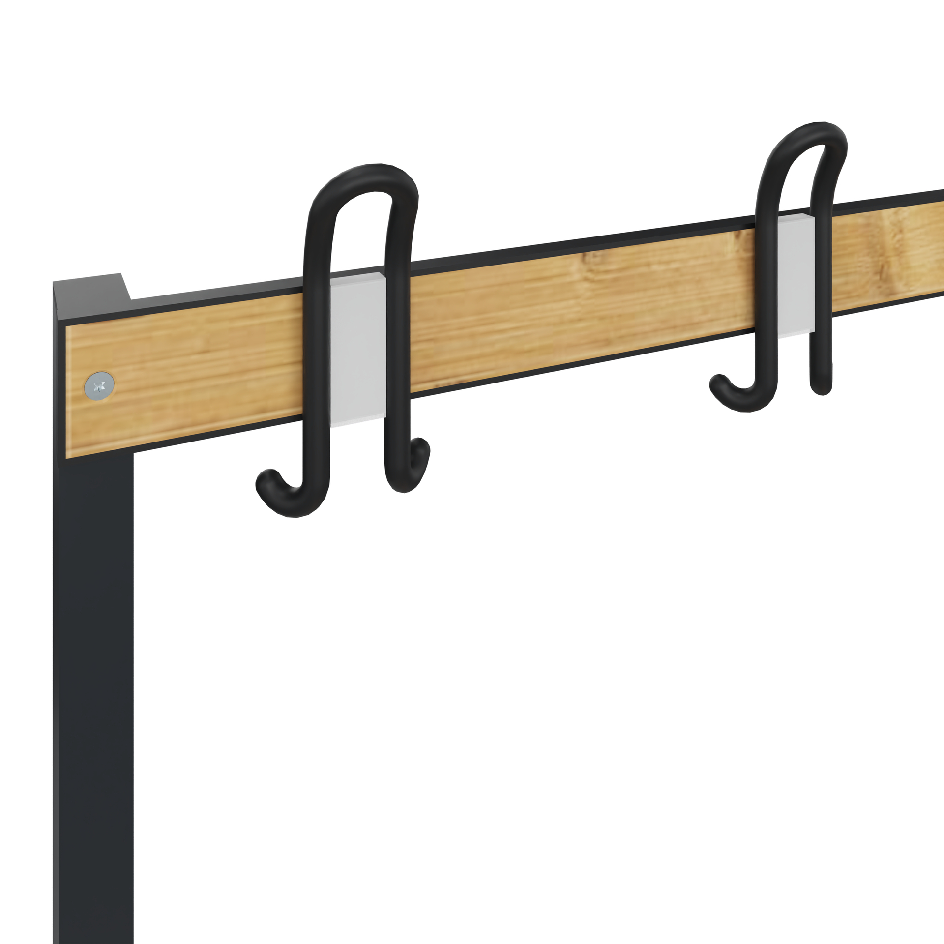 C+P Garderobenbank Solid HPL, 1716x1000x412mm, 7021/VK039