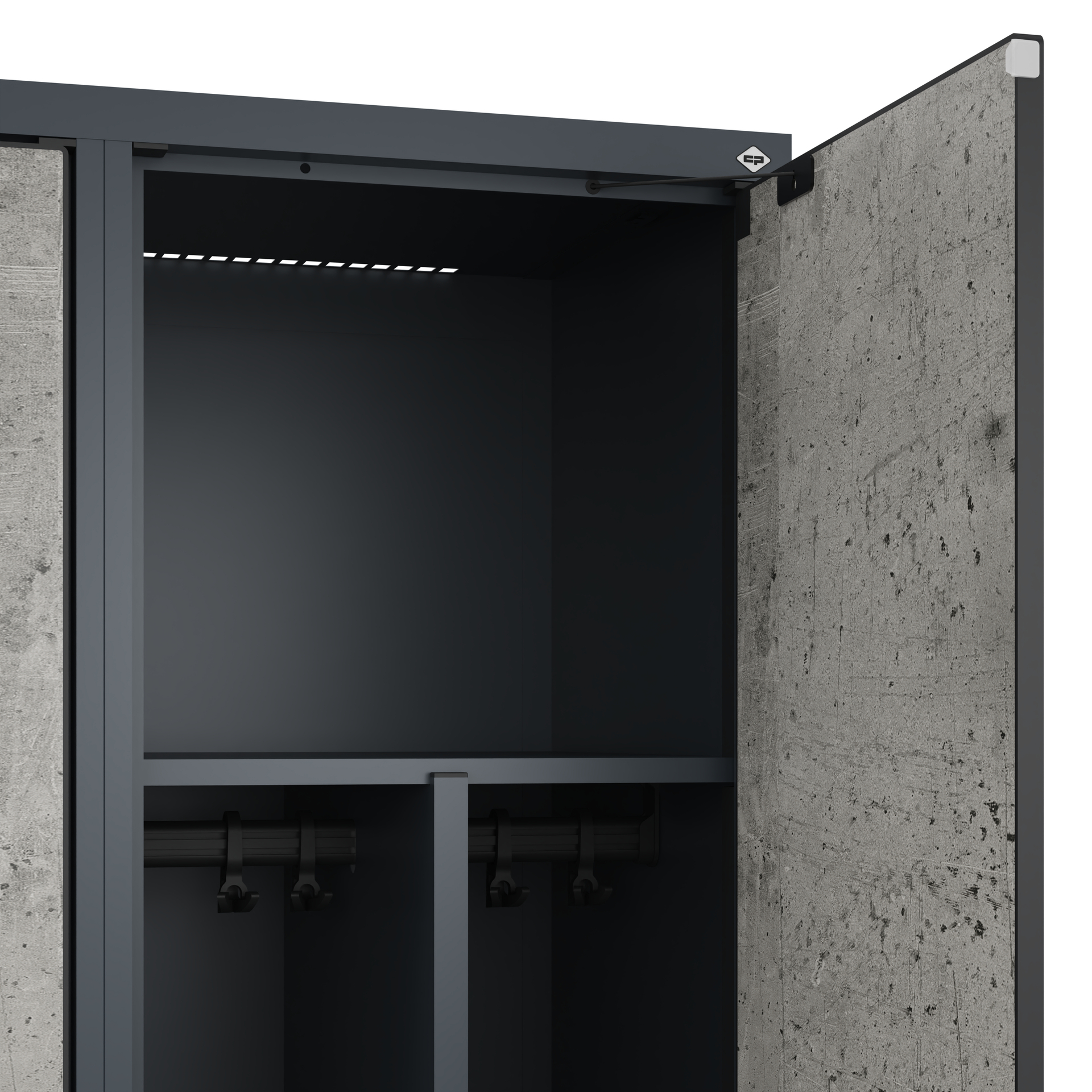 C+P Spind Evolo PLUS, F��e, 1 Abteil, 1950x400x500mm