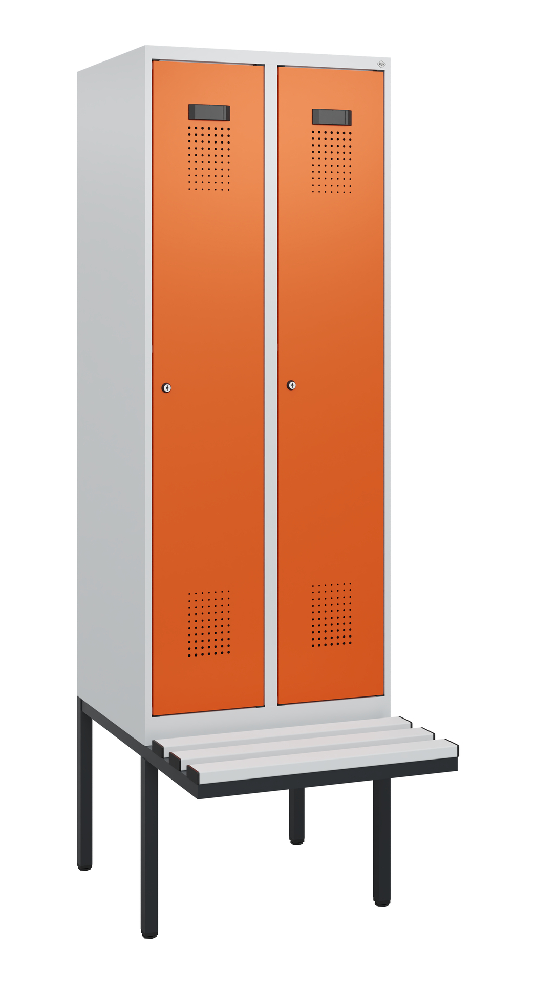 C+P Spind Evolo PLUS, Bank, 2 Abteile, 1950x600x81
