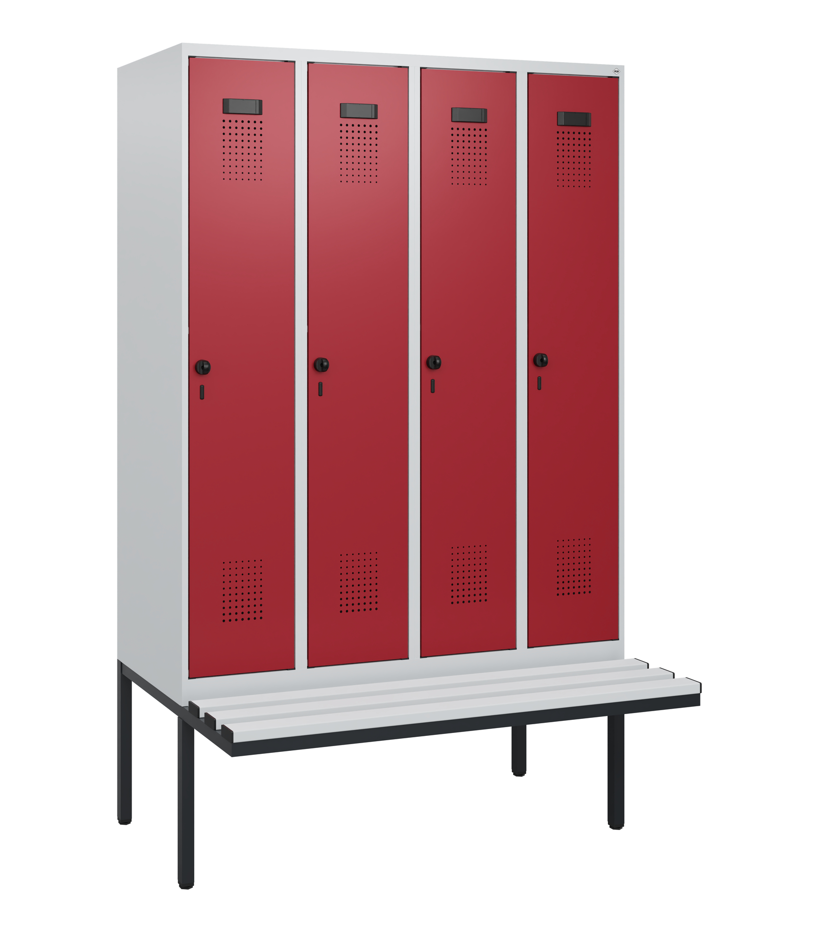 C+P Spind Evolo PLUS, Bank, 4 Abteile, 1950x1200x8