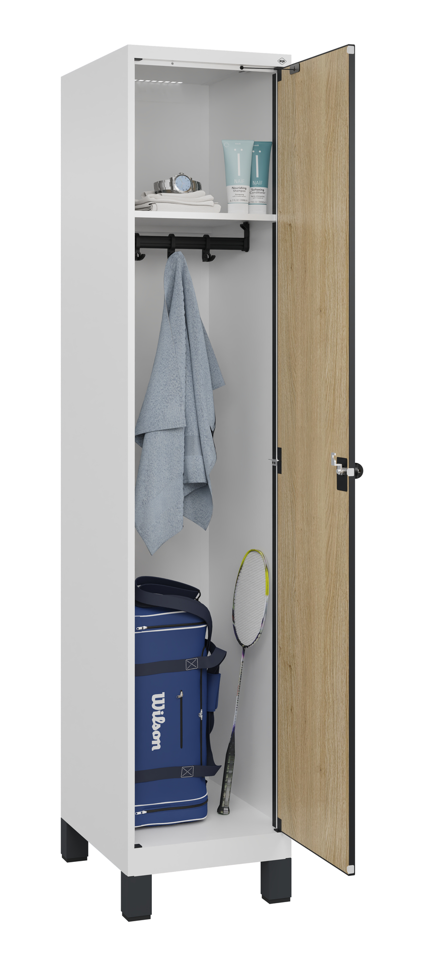 C+P Spind Evolo PLUS, F��e, 1 Abteil, 1950x400x500mm